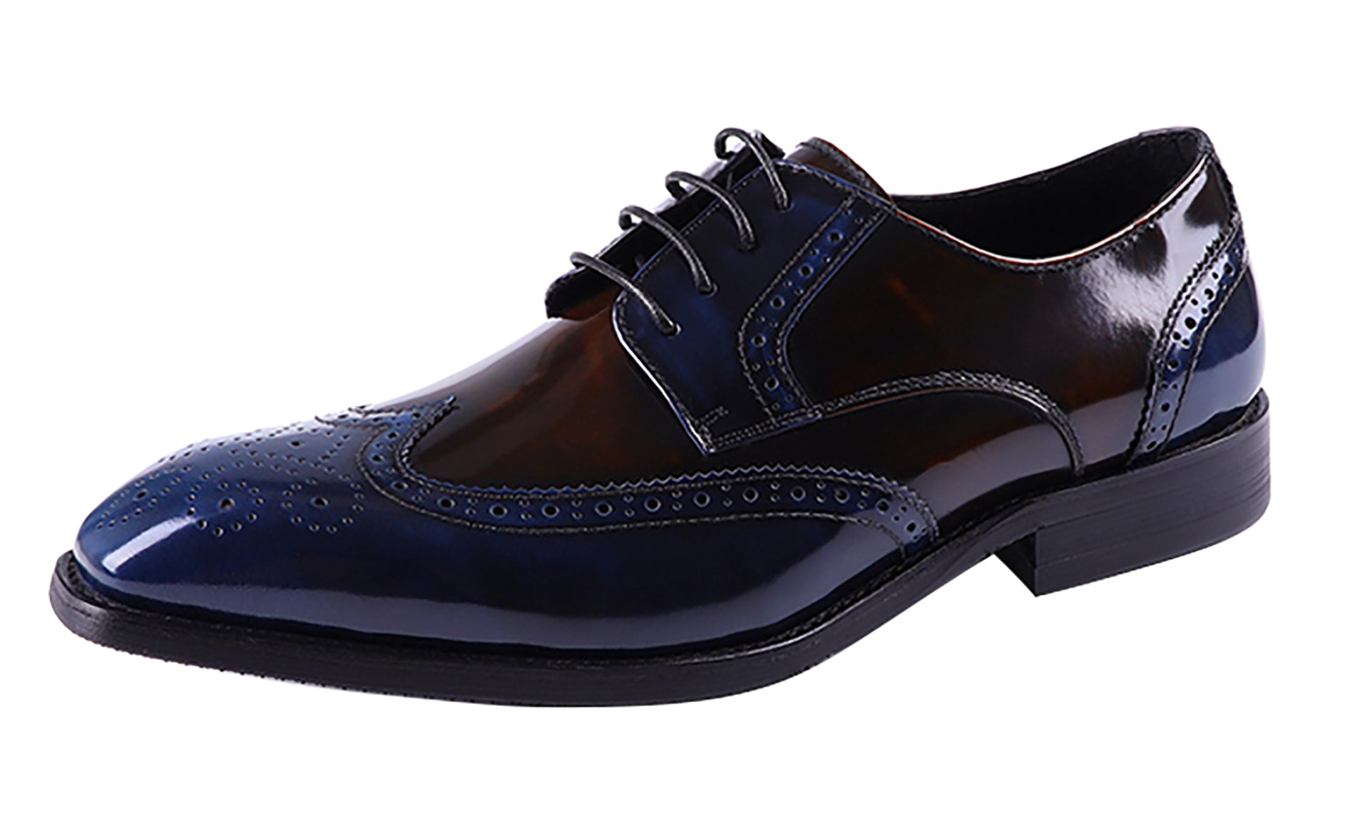 Derby Brogues Wingtips hechos a mano para hombre