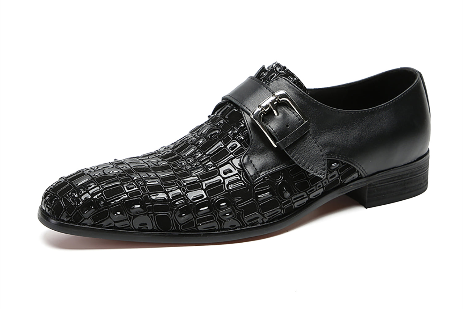 Men's Fashion Monk-Strap Western Loafers