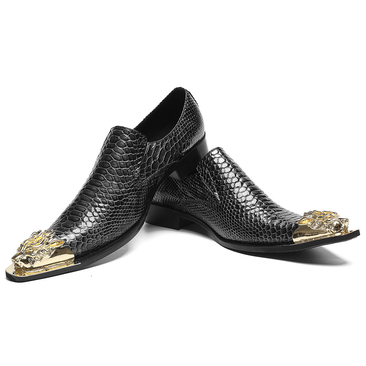 Men's Casual Metal-Tip Toe Penny Loafers