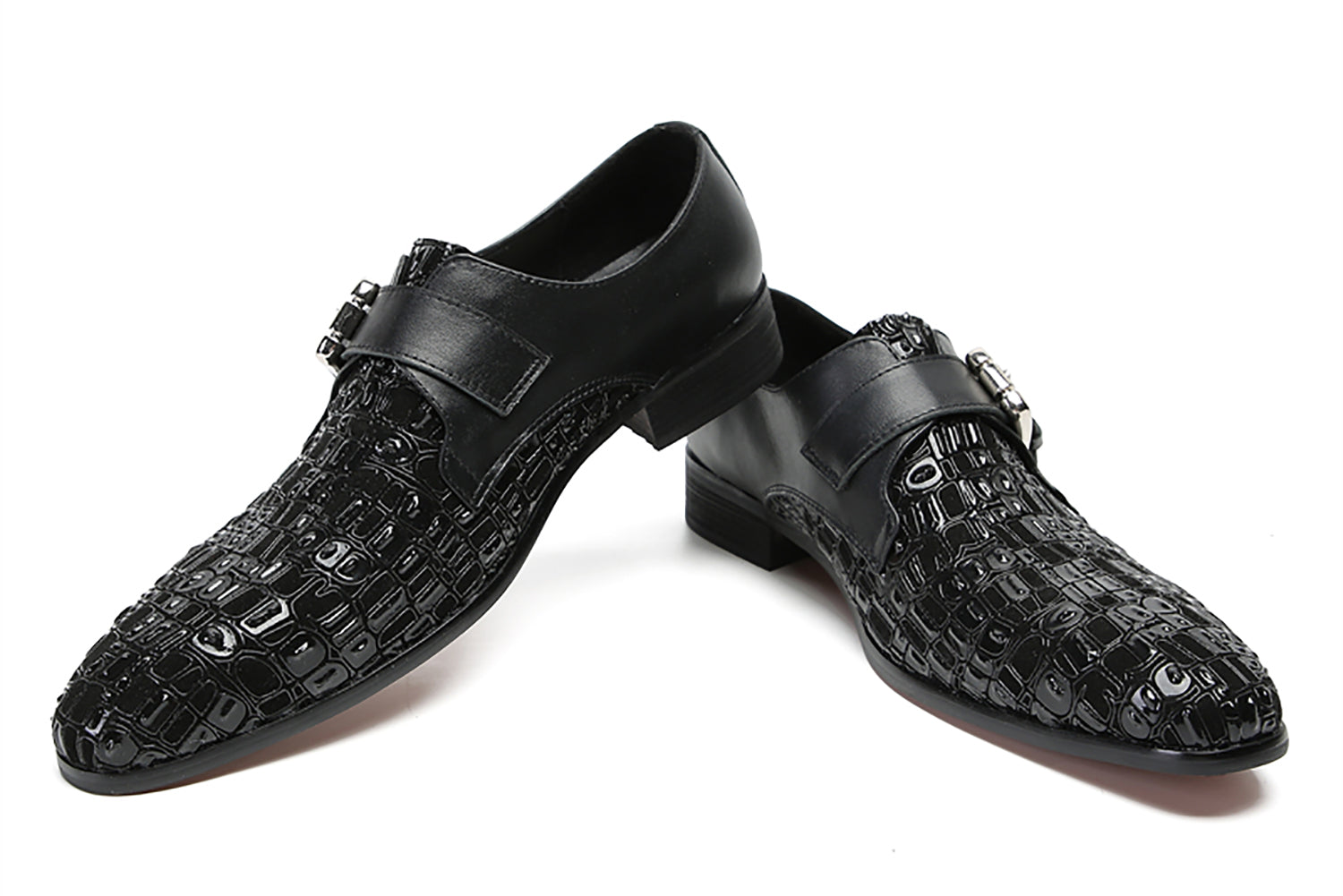 Men's Fashion Monk-Strap Western Loafers