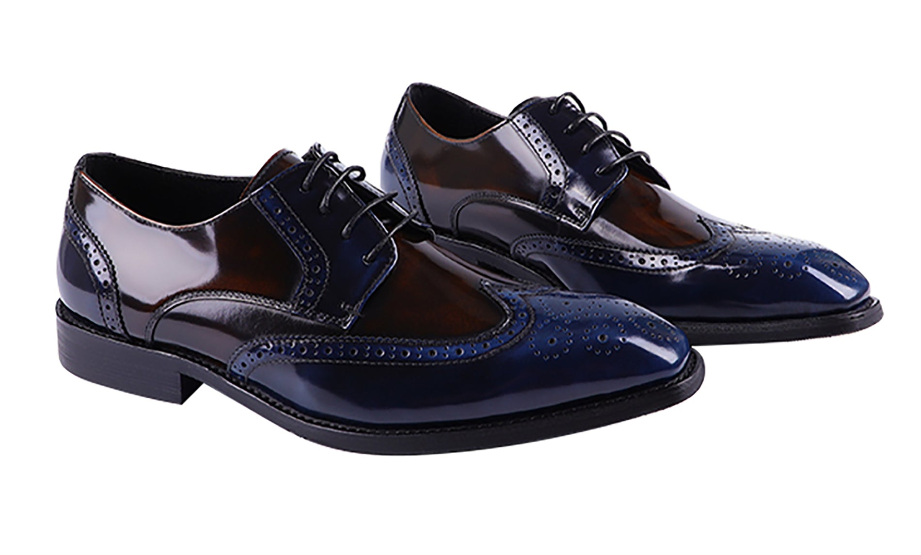 Derby Brogues Wingtips hechos a mano para hombre