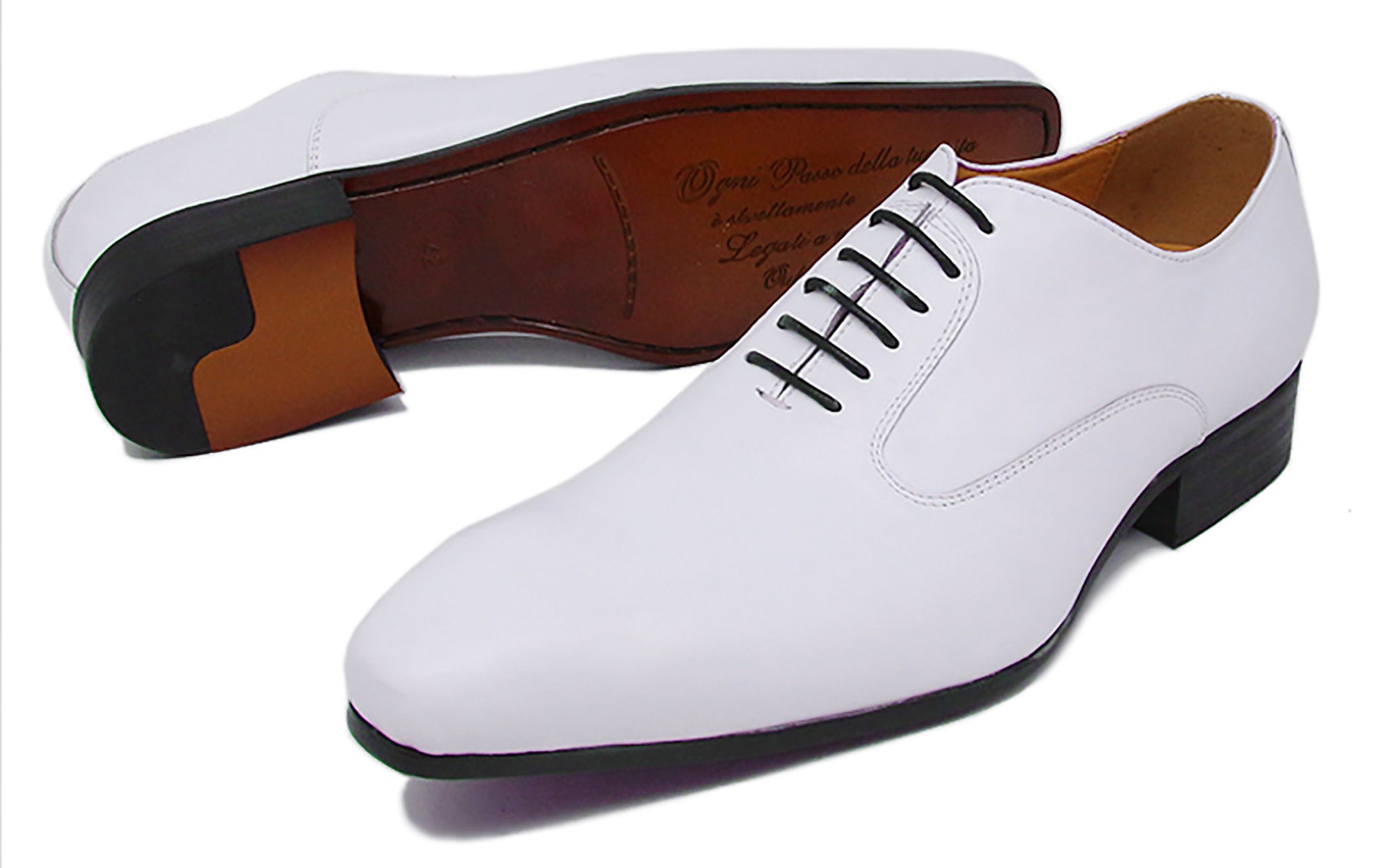Zapatos Oxford con punta lisa formales clásicos hechos a mano para hombre
