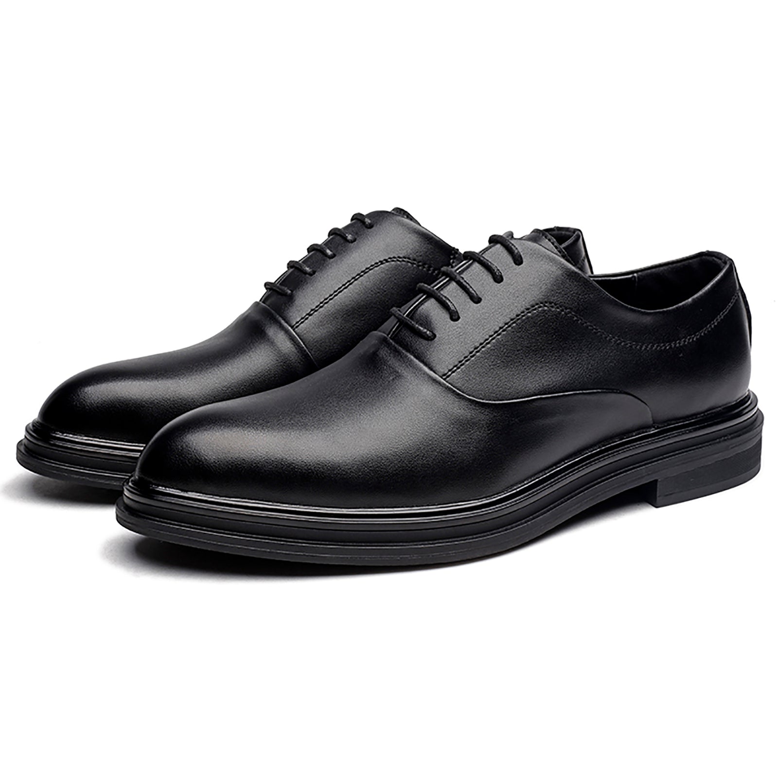 Zapatos Oxford clásicos de cuero para hombre