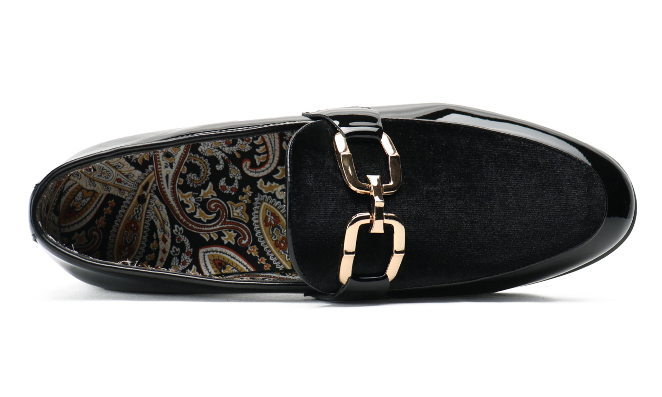 Men's Buckle-Detail Leather Loafers