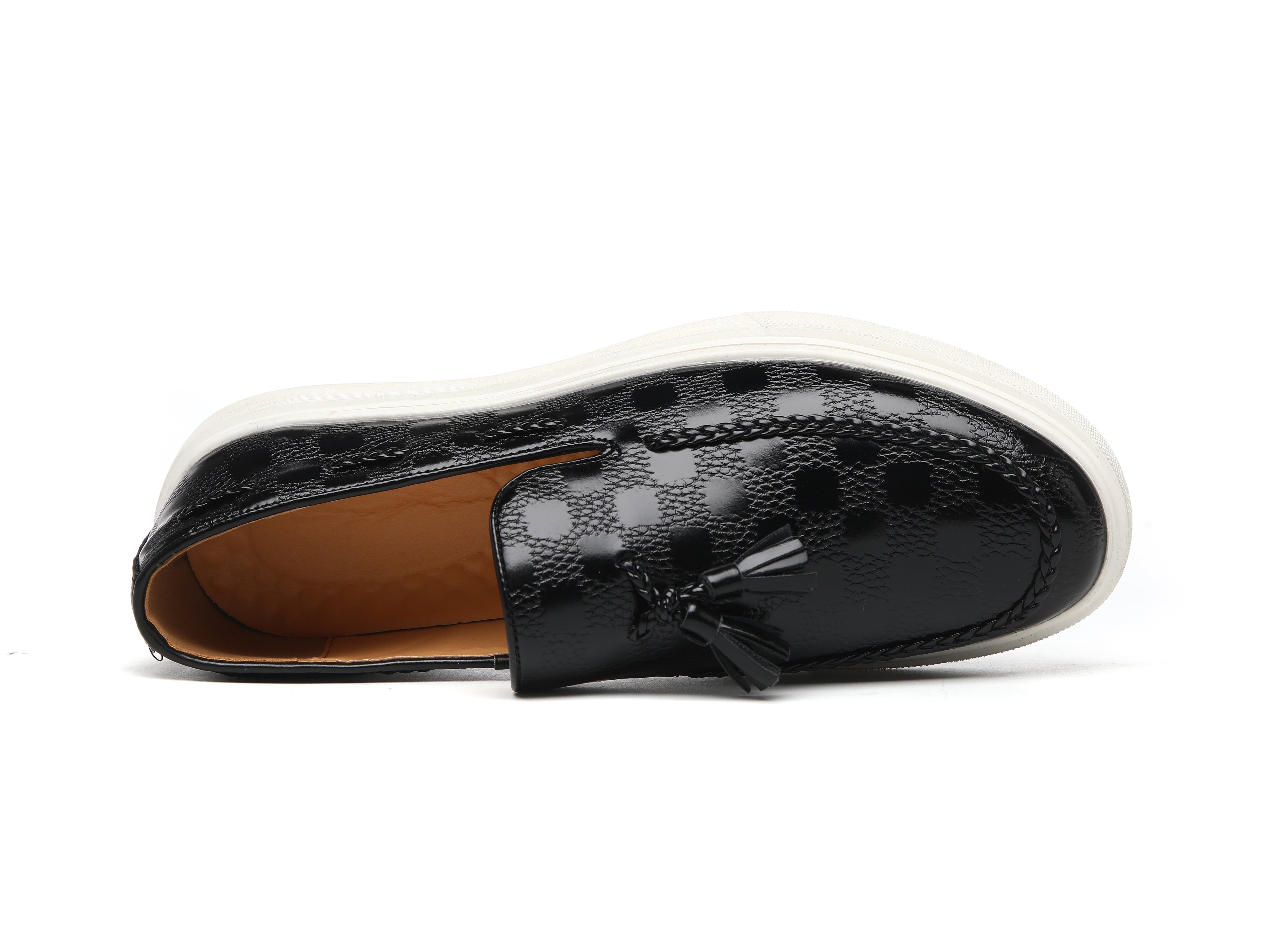 Men's Tassel Braided Loafers