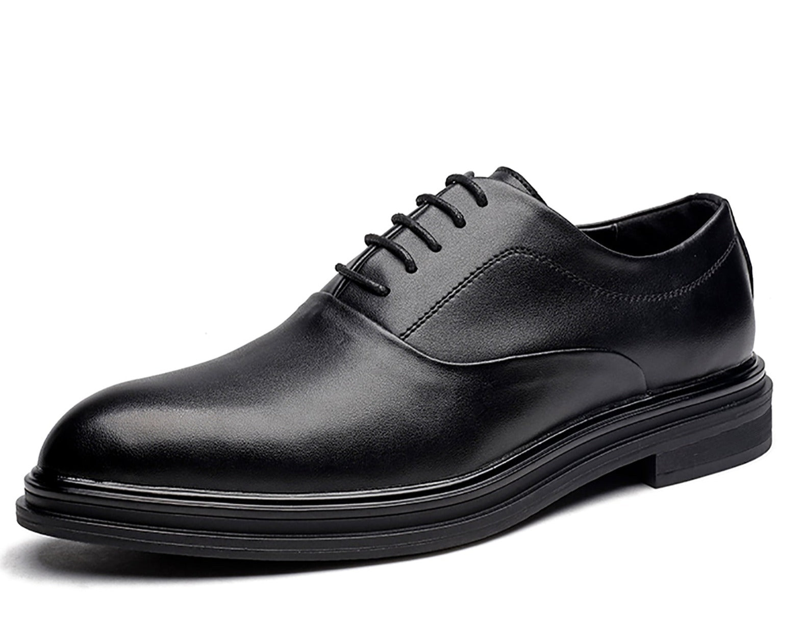 Zapatos Oxford clásicos de cuero para hombre