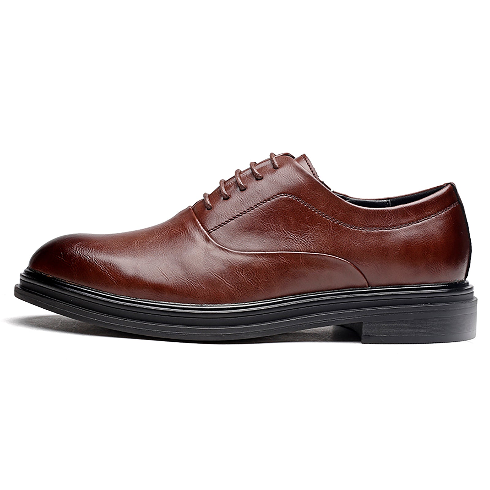 Zapatos Oxford clásicos de cuero para hombre