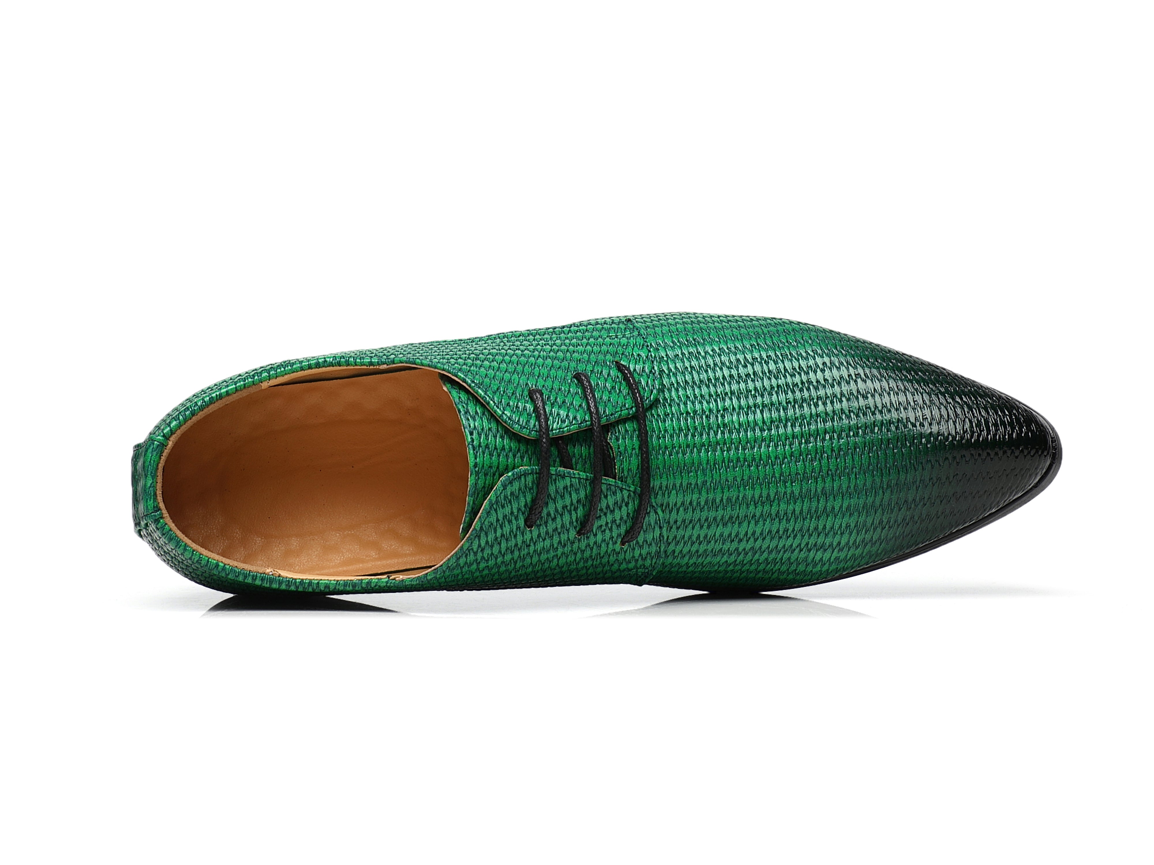 Men's Embossed Woven Derby Shoes