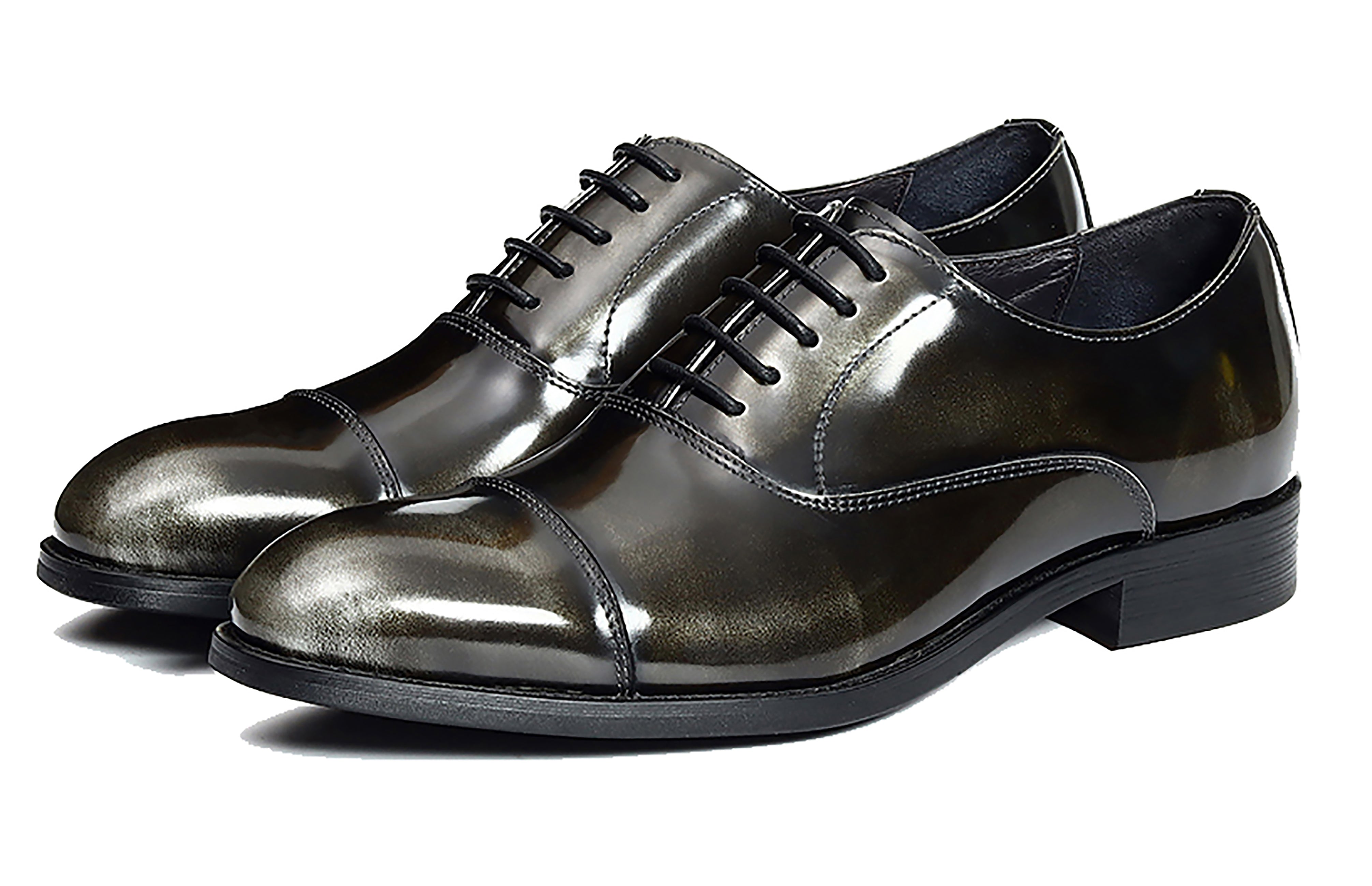 Zapatos de esmoquin de cuero para hombre Vestido formal Oxford