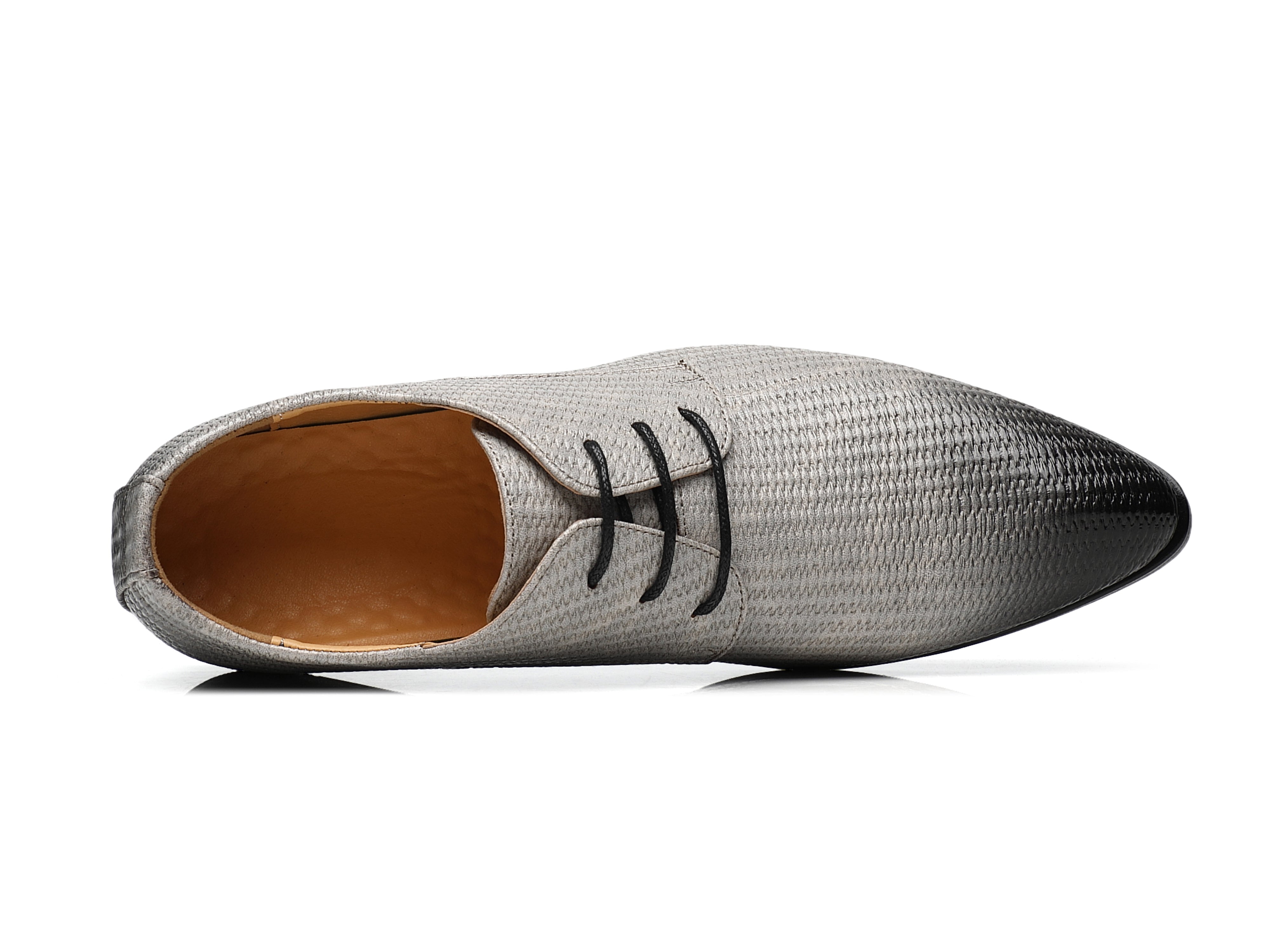 Men's Embossed Woven Derby Shoes