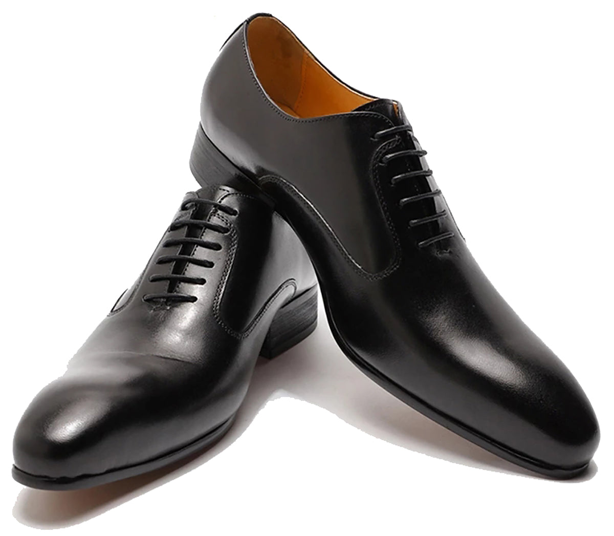 Zapatos Oxford con punta lisa formales clásicos hechos a mano para hombre