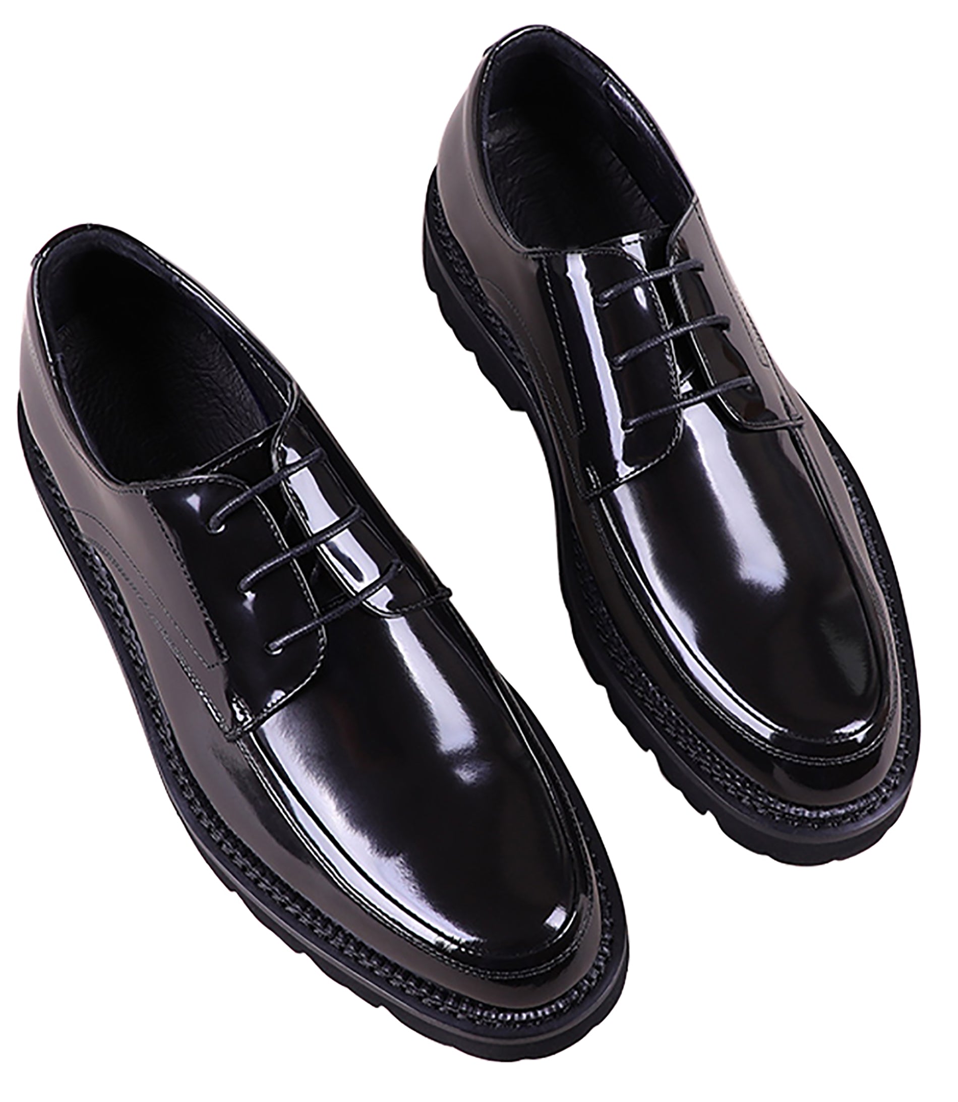 Men's Handmade Dress Plain Toe Derby