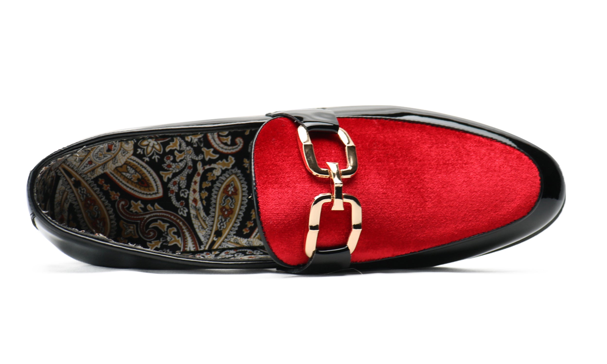 Men's Buckle-Detail Leather Loafers