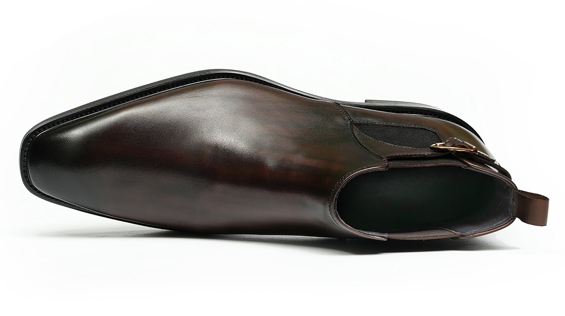 Men's Handmade Formal Buckle Chelsea Boots