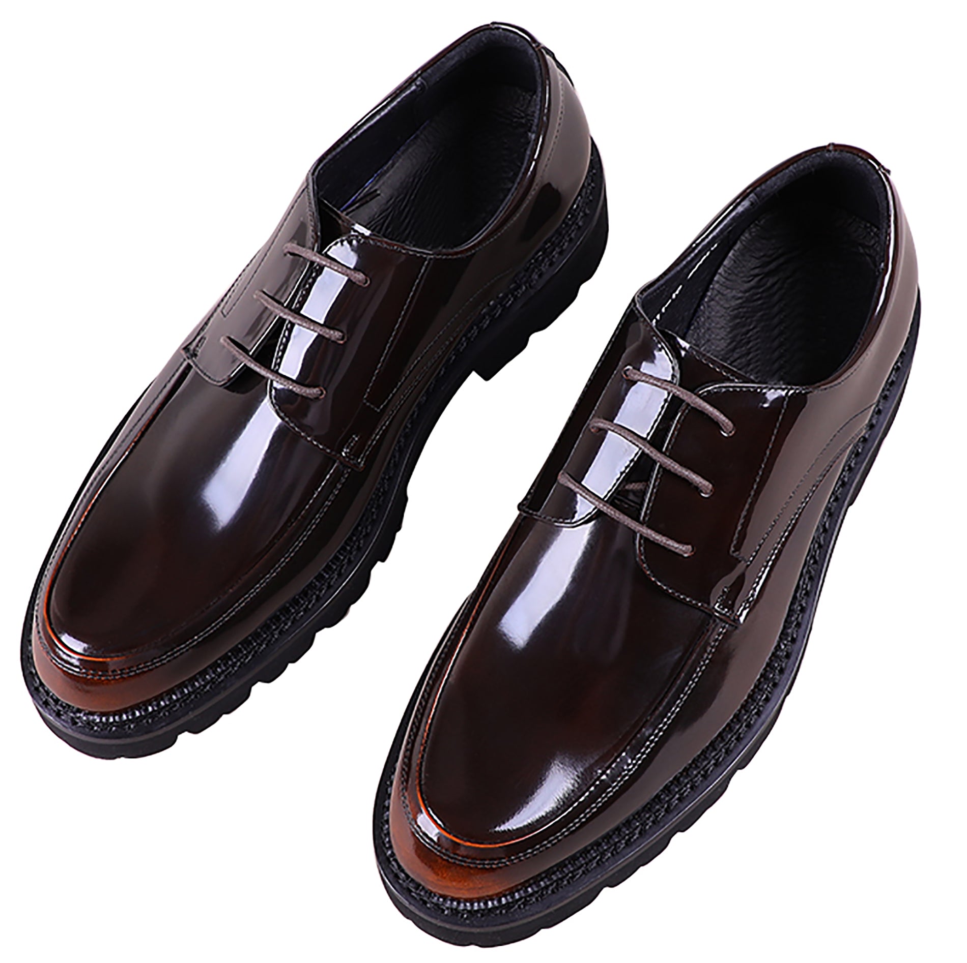 Men's Handmade Dress Plain Toe Derby