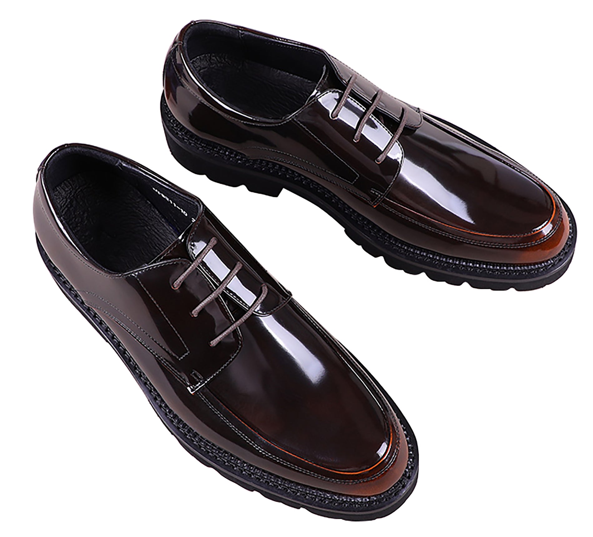 Men's Handmade Dress Plain Toe Derby