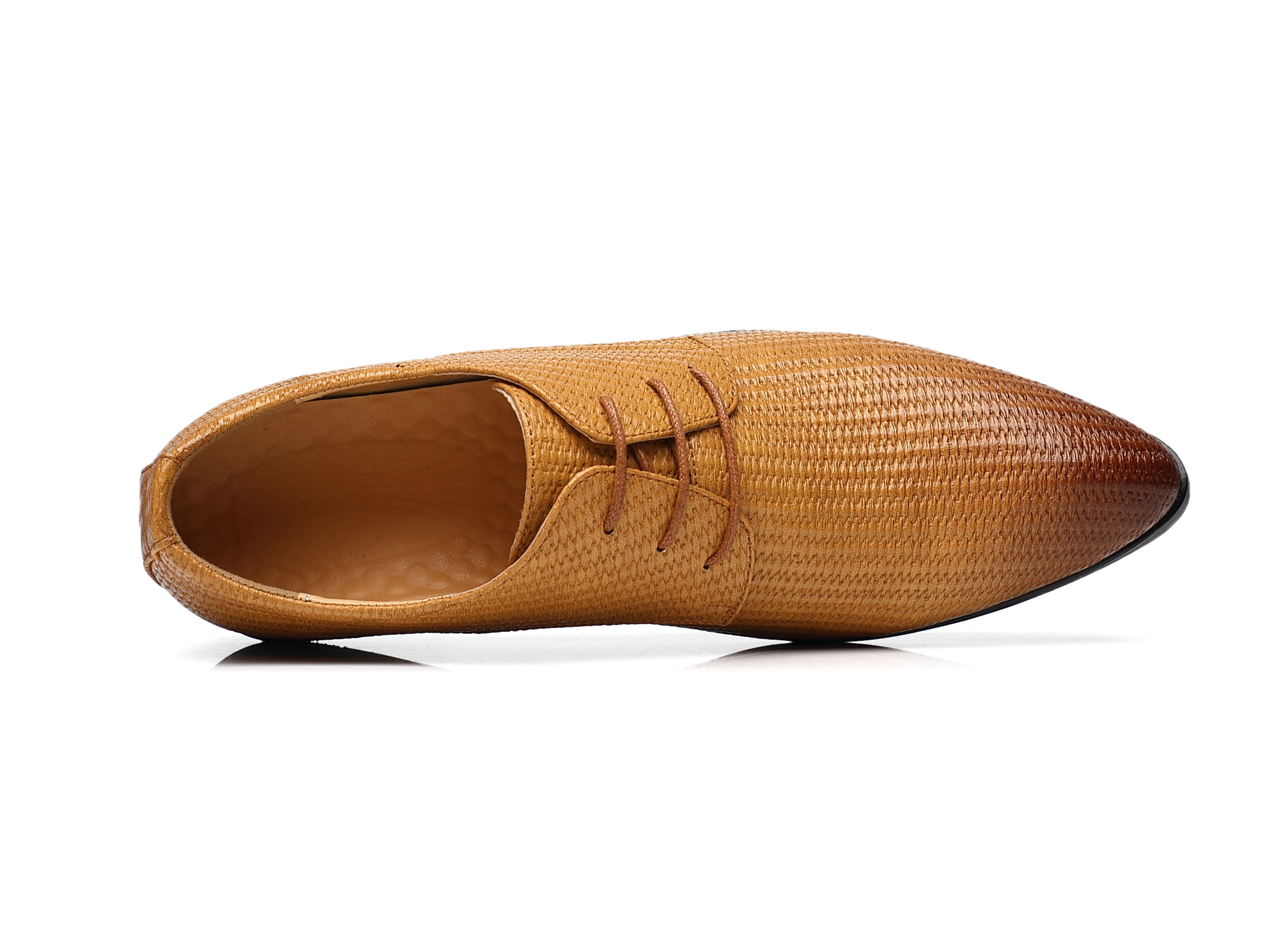 Men's Embossed Woven Derby Shoes