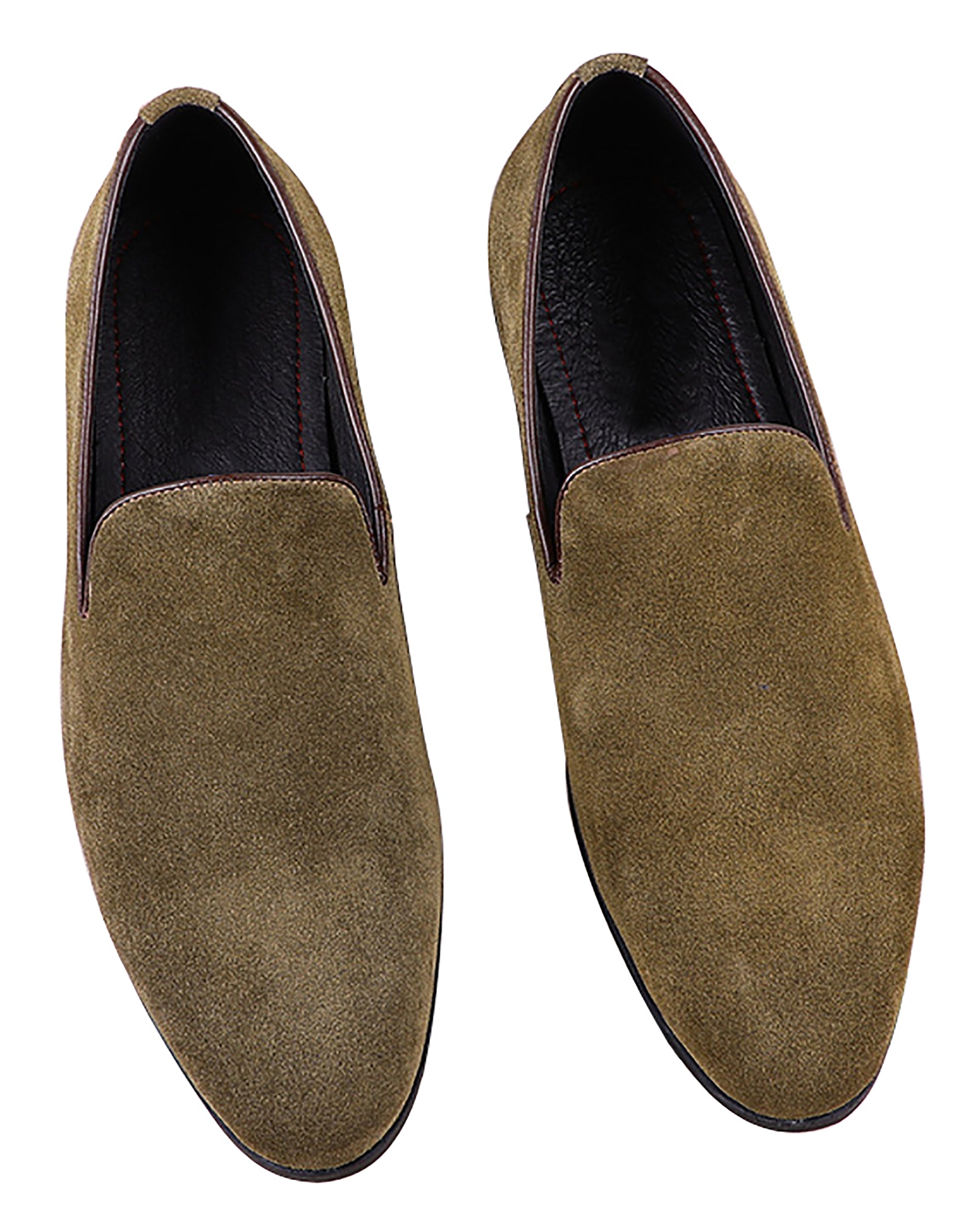 Men's Suede Dress Penny Loafers