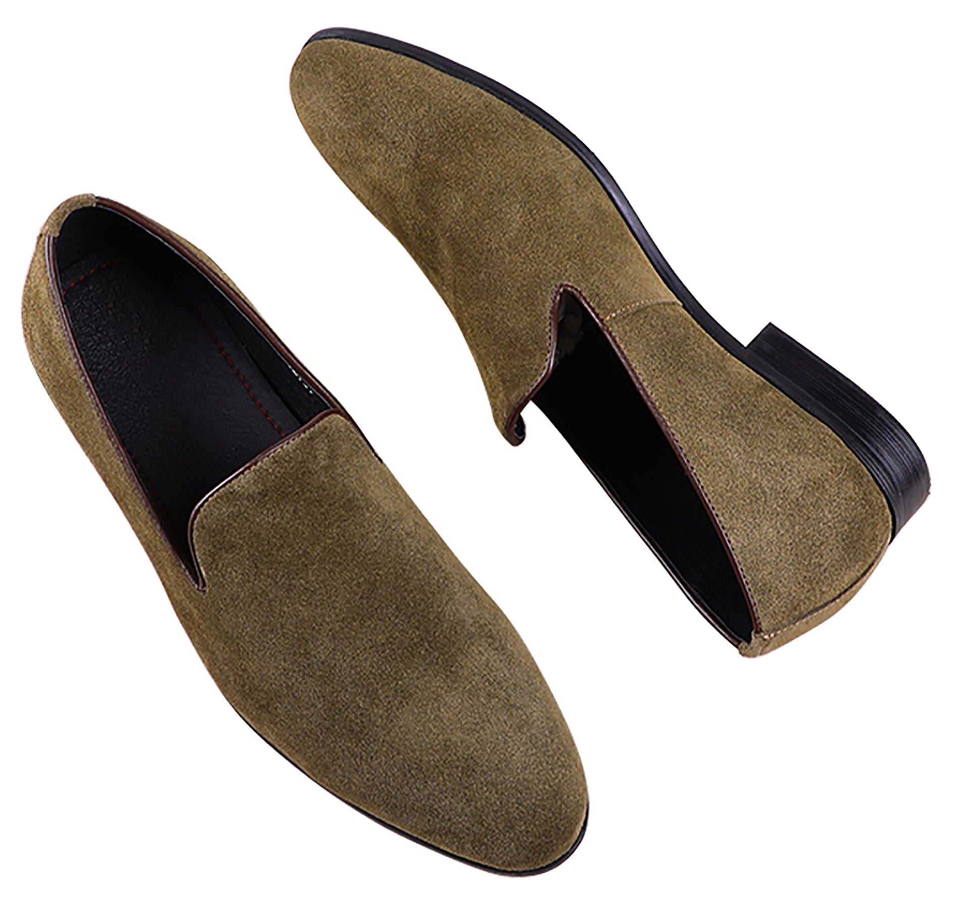 Men's Suede Dress Penny Loafers