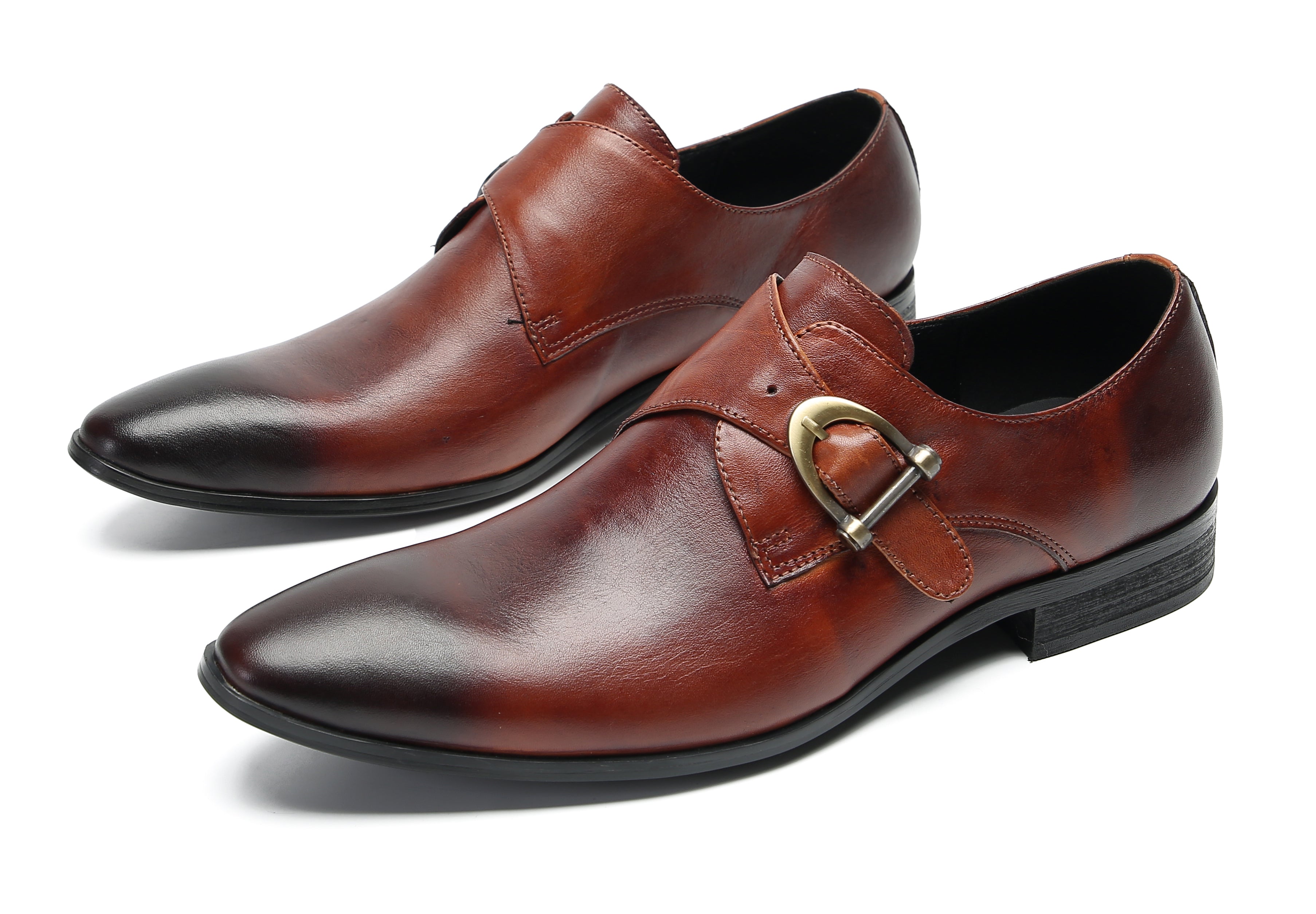 Men's Dress Monk-Strap Loafers