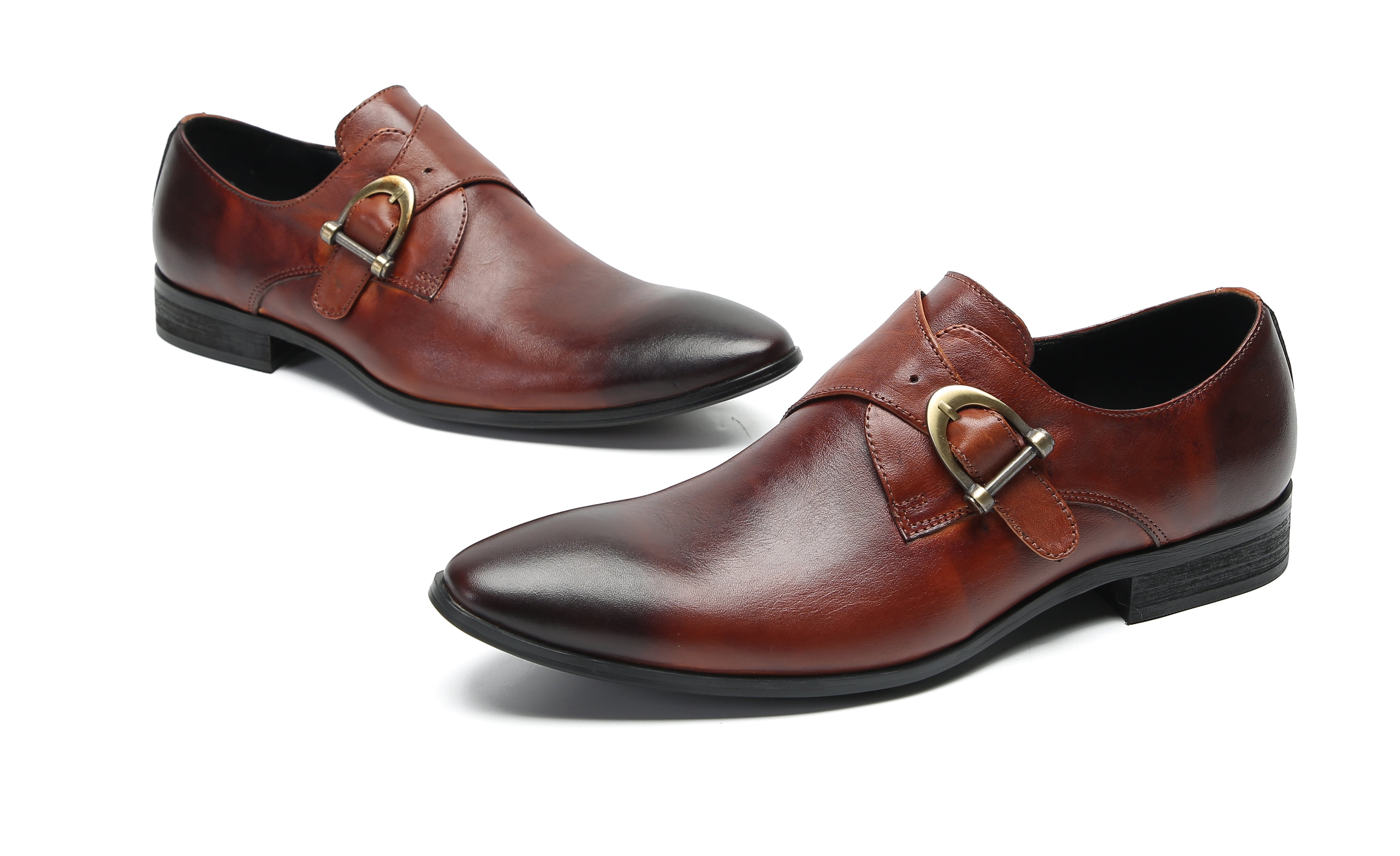 Men's Dress Monk-Strap Loafers