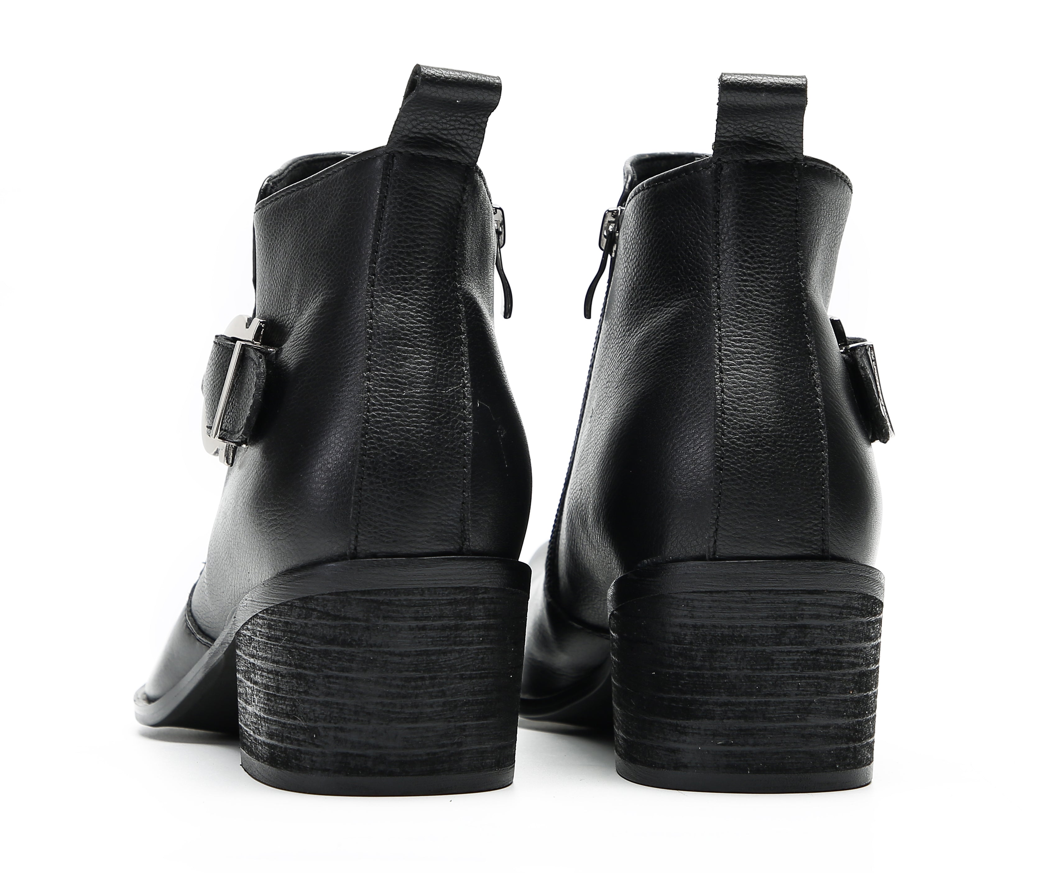 Men's Fashion Casual Plain Toe Buttons Boots
