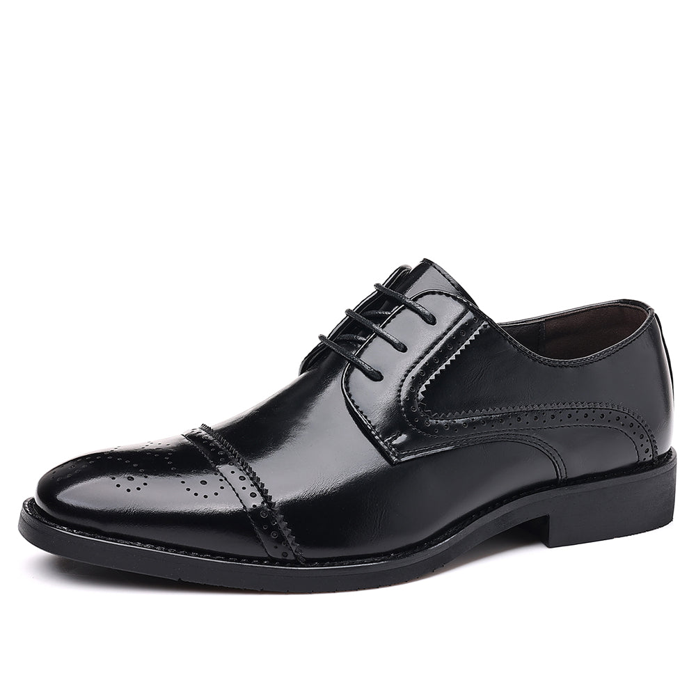 Zapatos Derby semibrogue para hombre