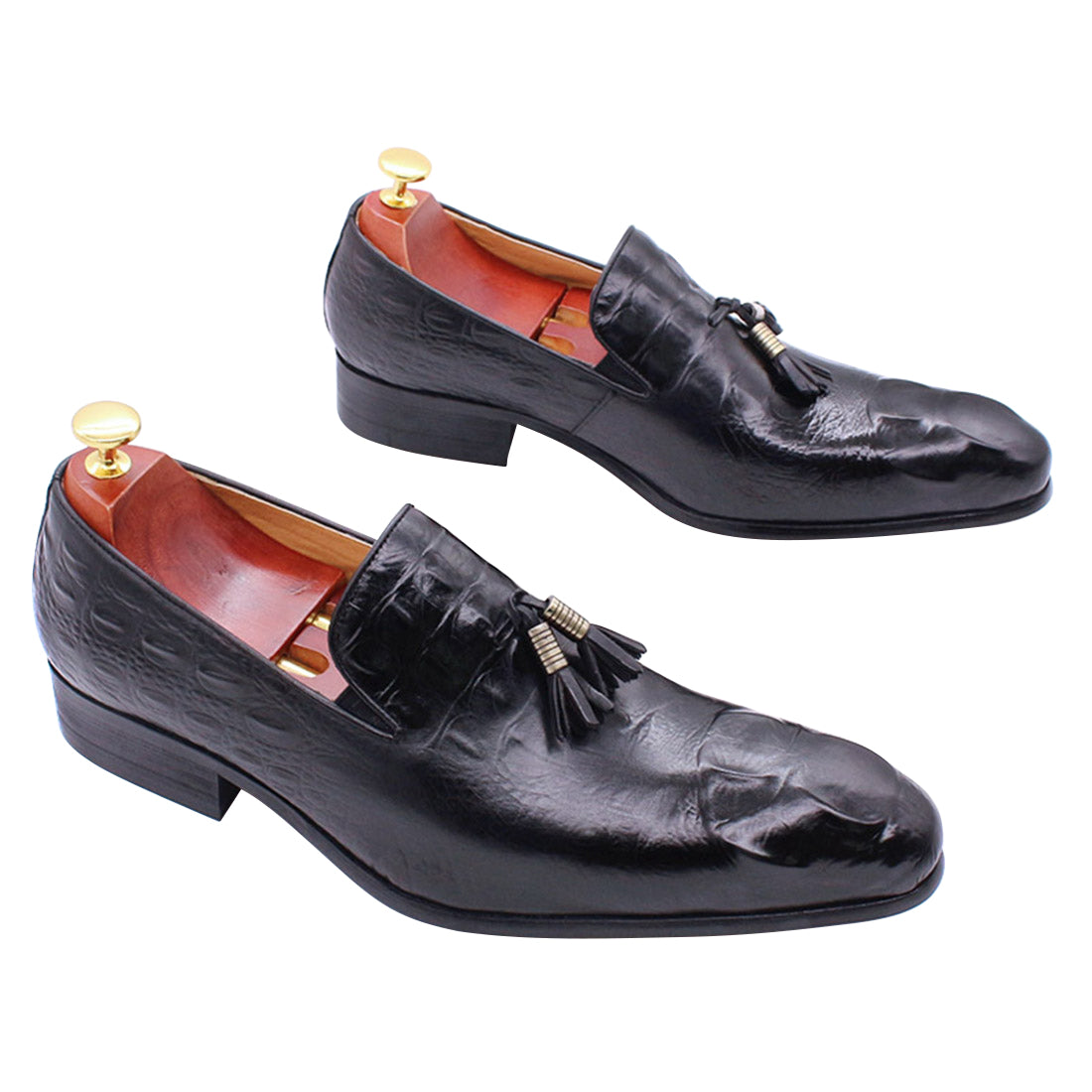 Men's Dress Formal Tassel Loafers Tuxedo Shoes