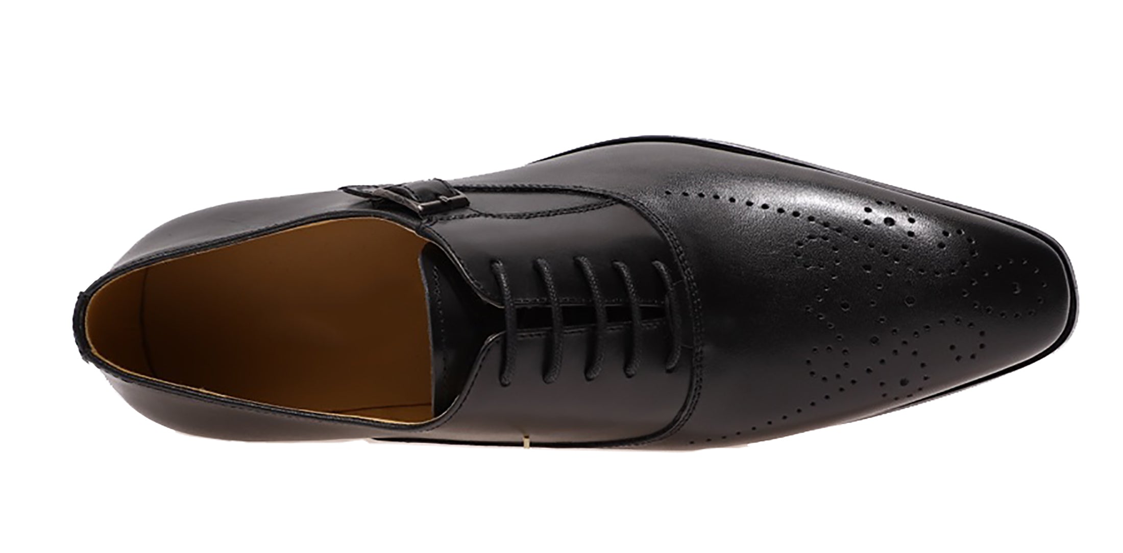 Zapatos Oxford hechos a mano con hebilla Tuexdo para hombre
