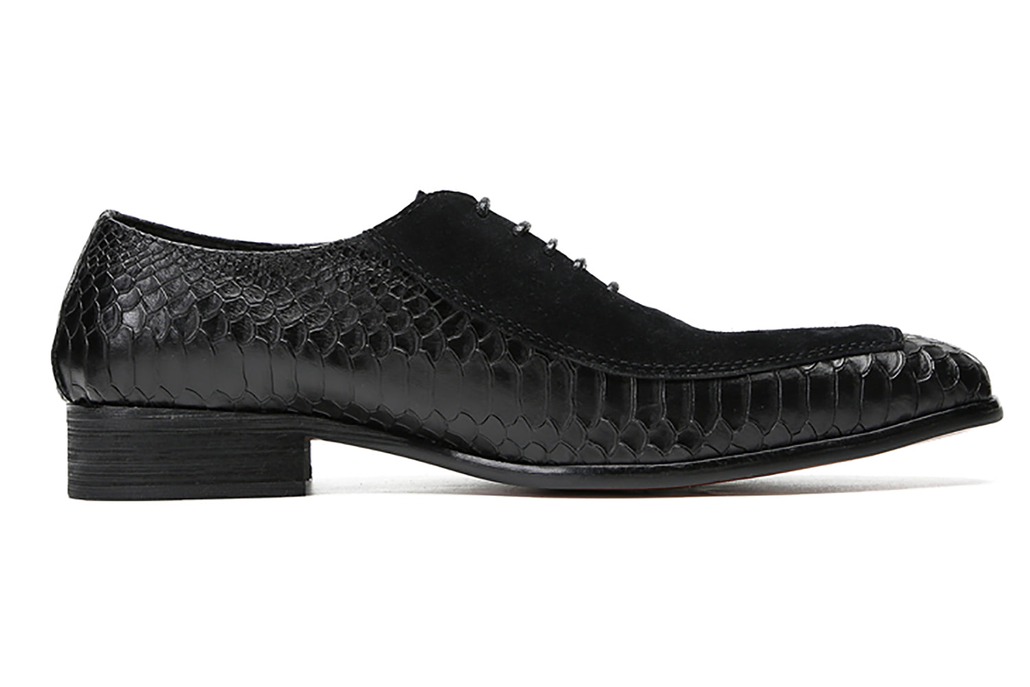 Men's Crocodile Texture Formal Oxfords