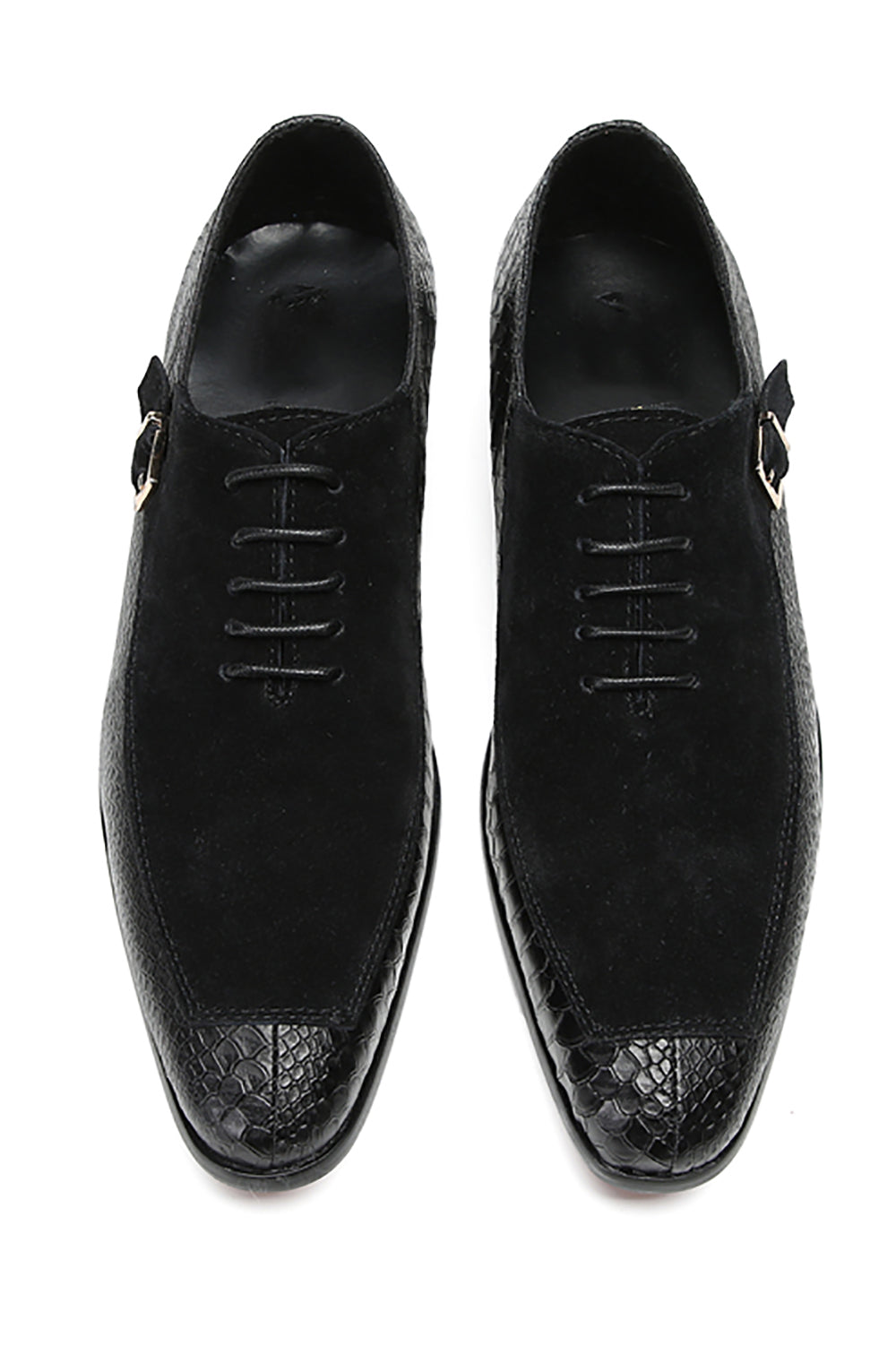 Men's Crocodile Texture Formal Oxfords