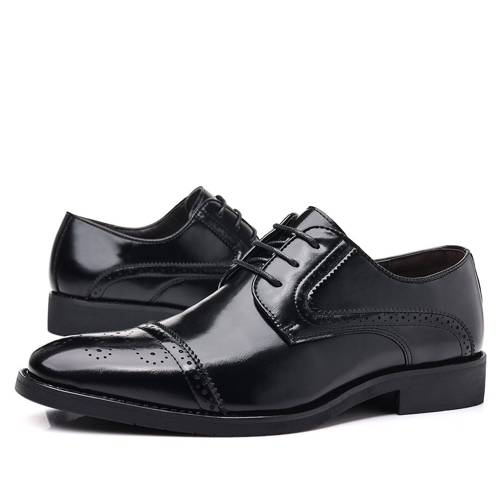 Men's Semi-brogue Derby Shoes