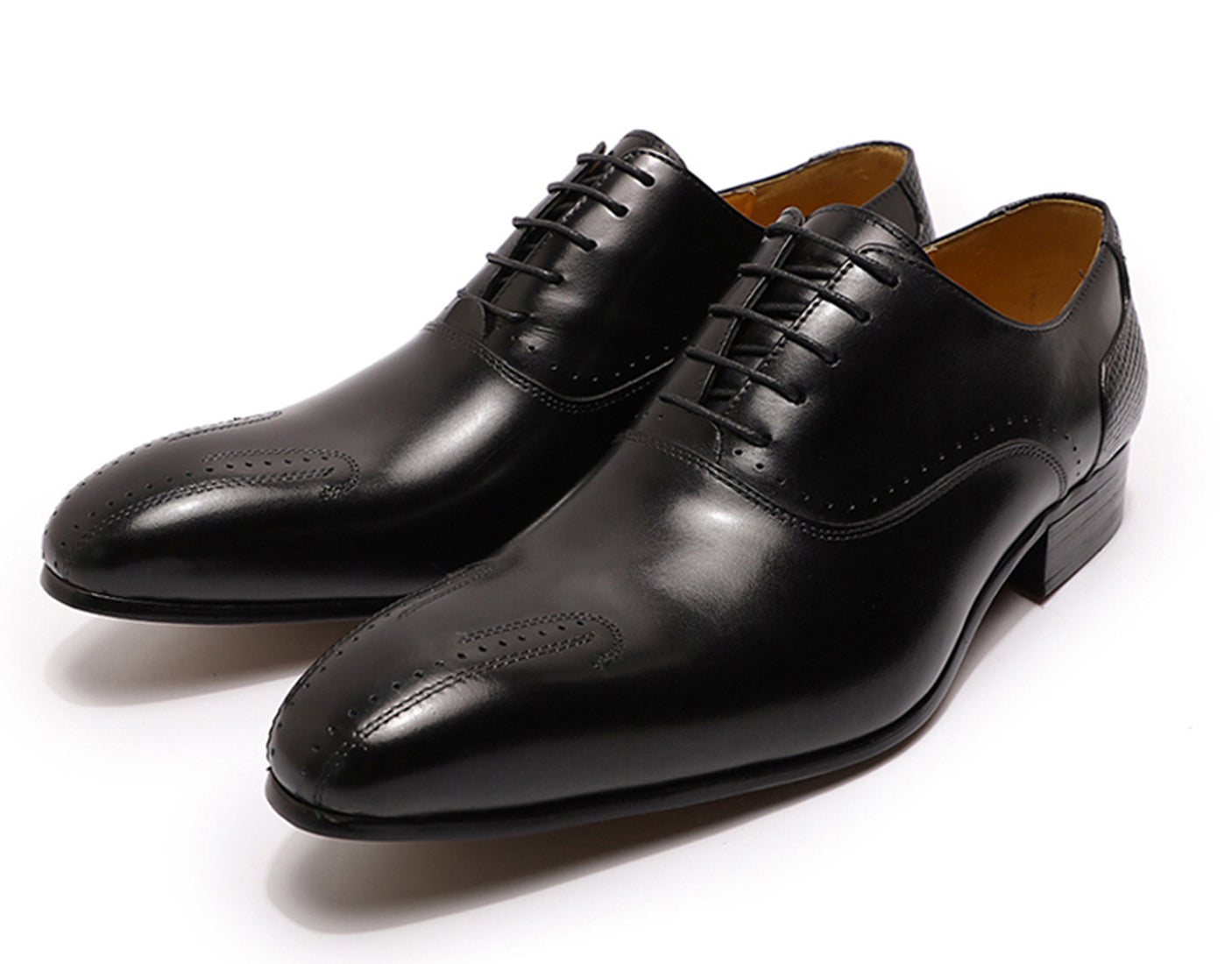 Zapatos Brogues Oxfords para hombre, zapatos formales de esmoquin