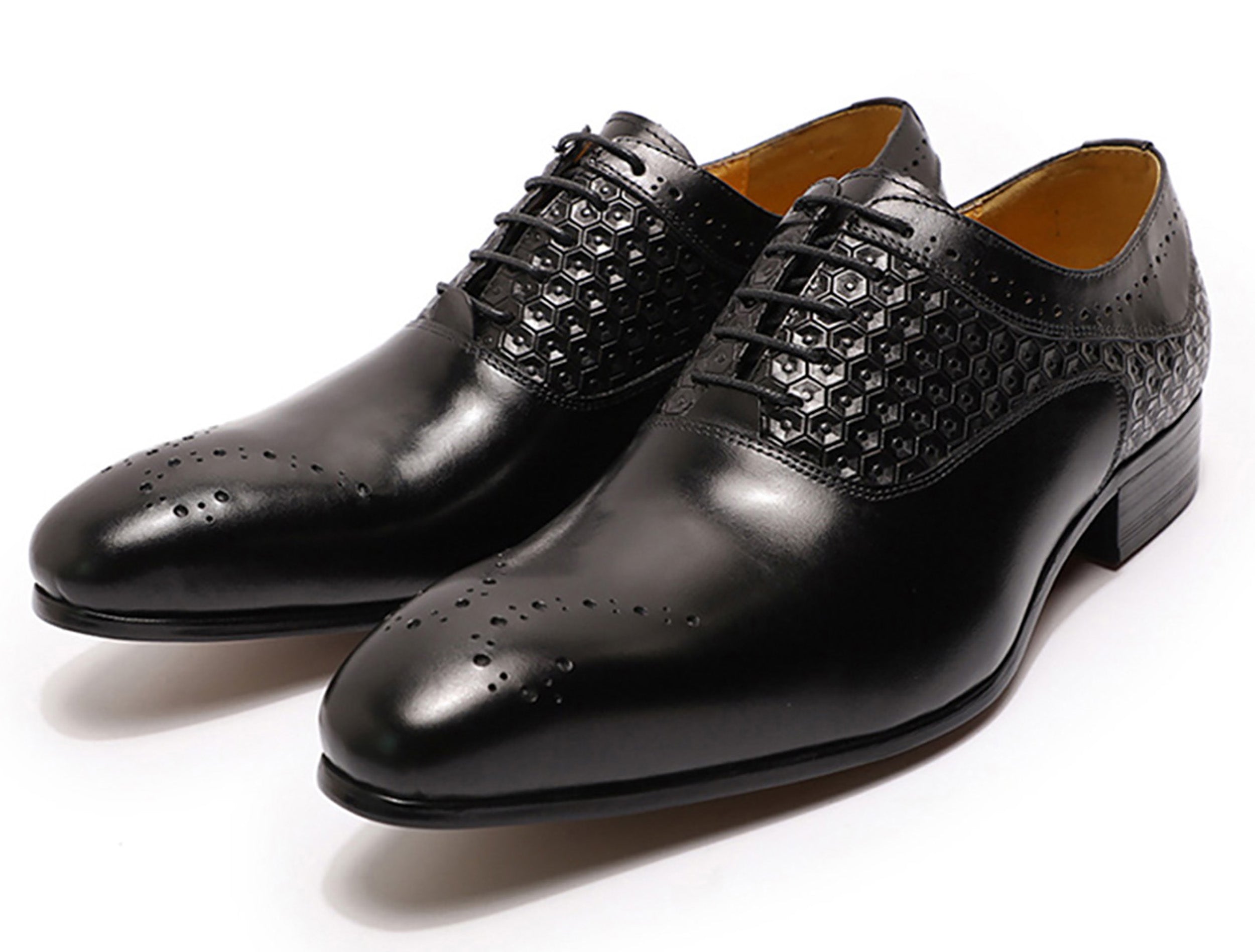 Vestido de hombre Brogues formales Oxfords Zapatos de esmoquin