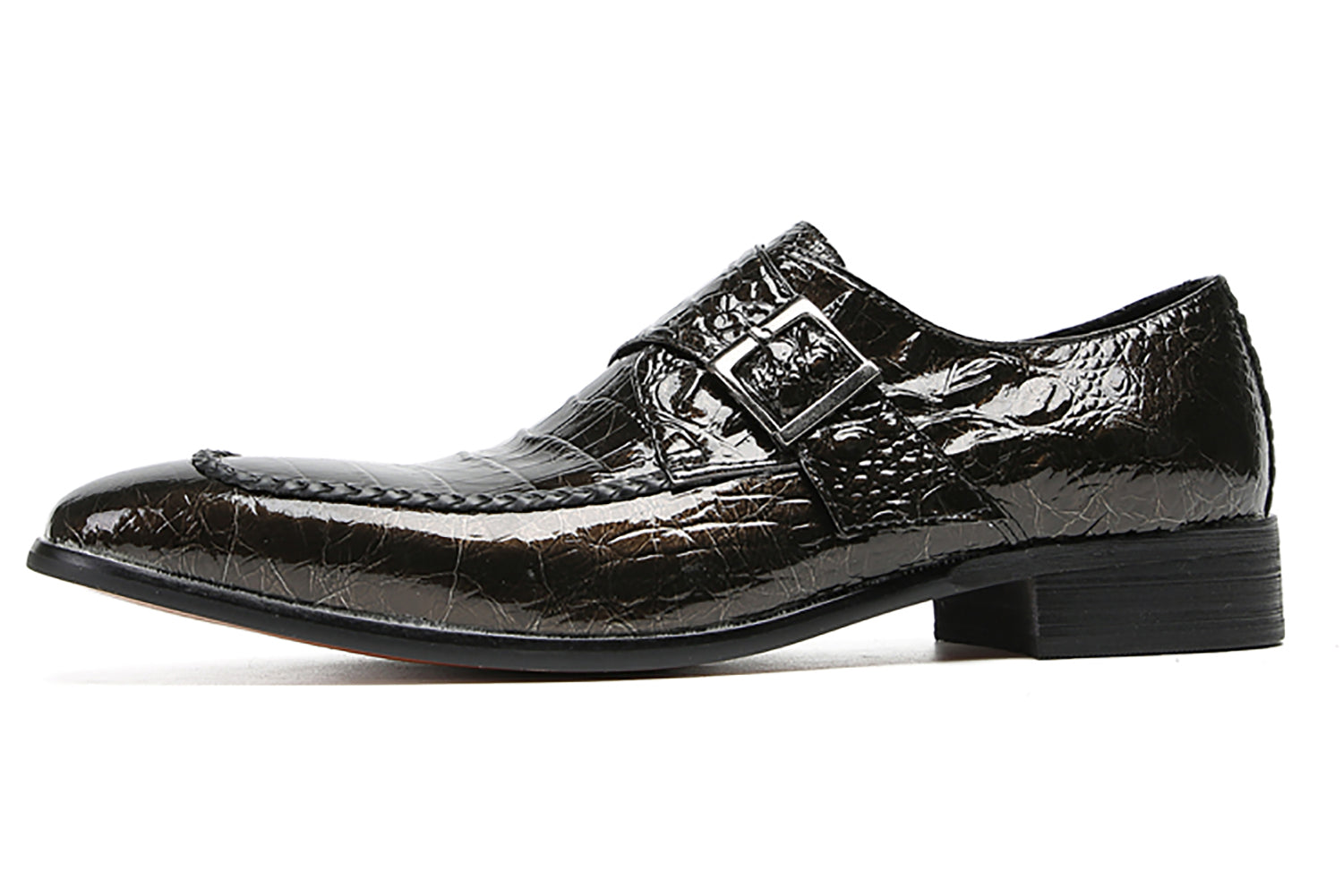 Mocasines con botones Wingtip para hombre