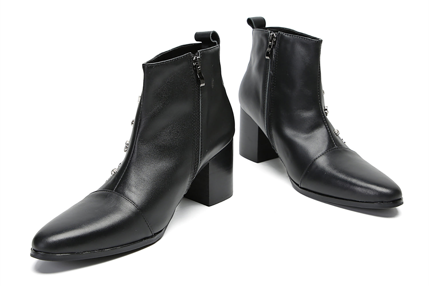 Men's Novelty Full Samll Decor Hard Casual Boots