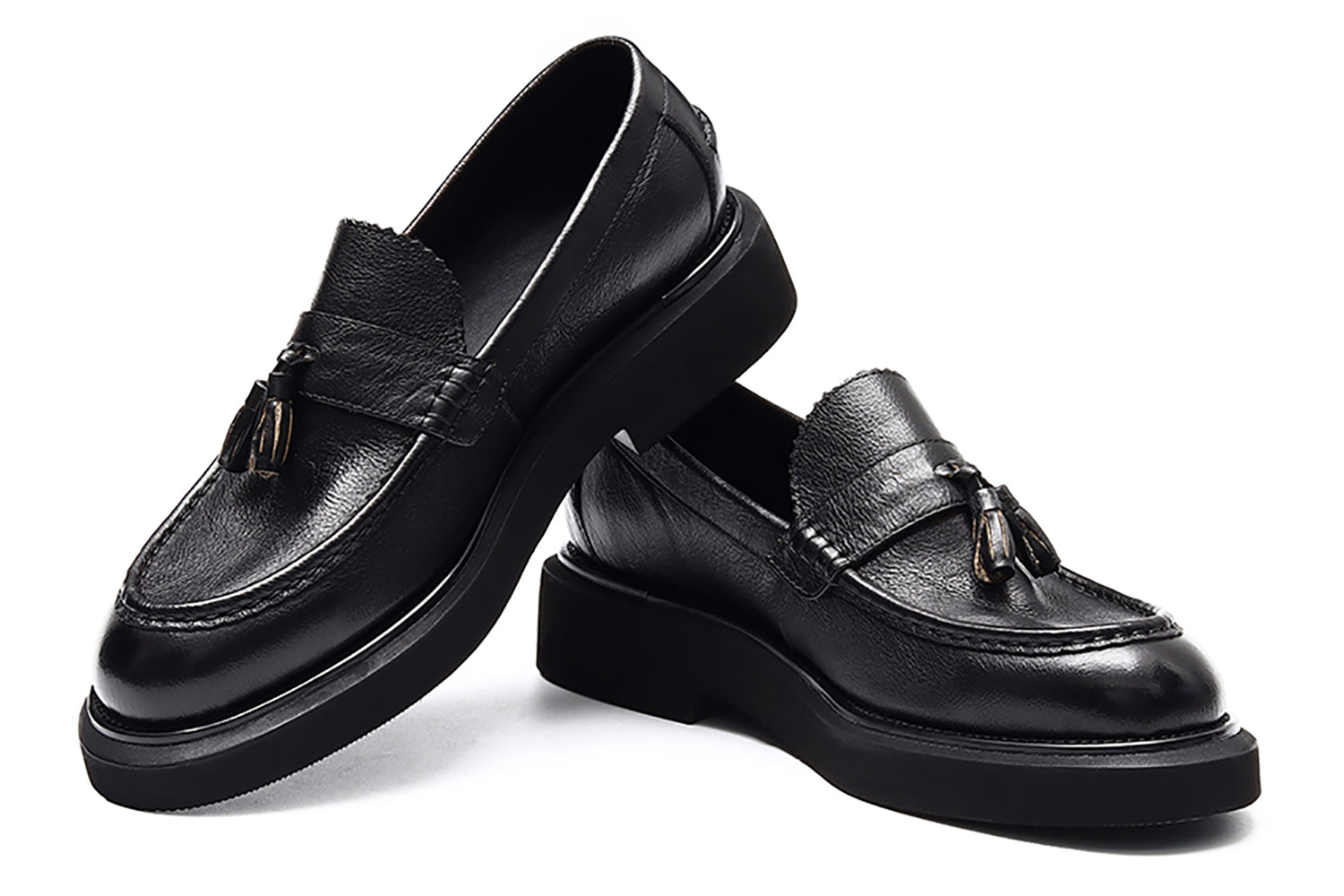 Mocasines formales con borlas para hombre