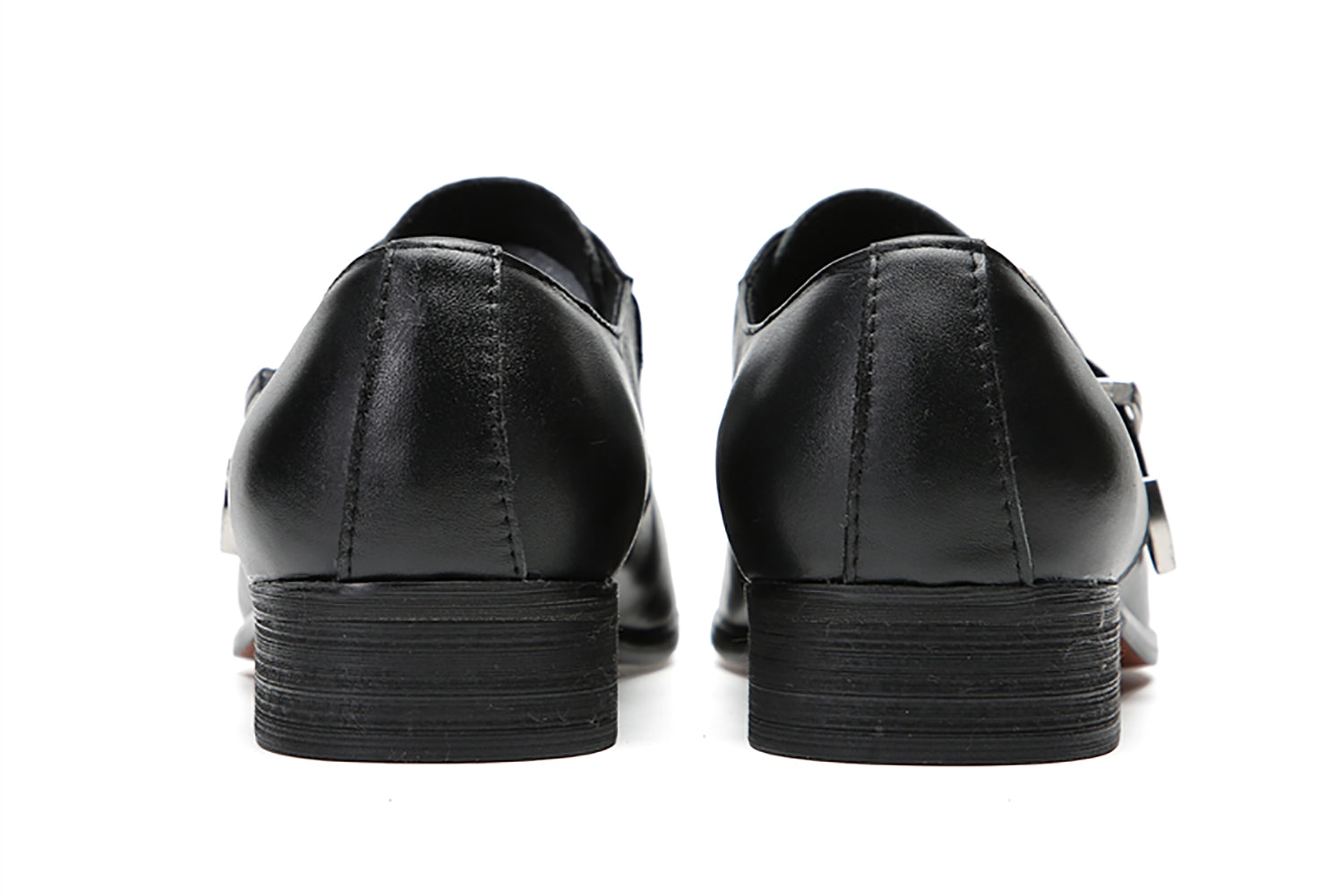 Men's Single Buckle Monk Strap Loafers