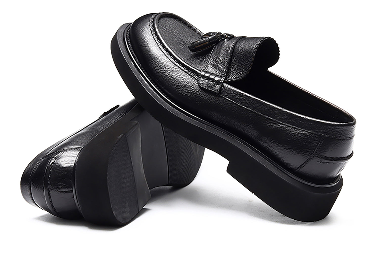 Mocasines formales con borlas para hombre