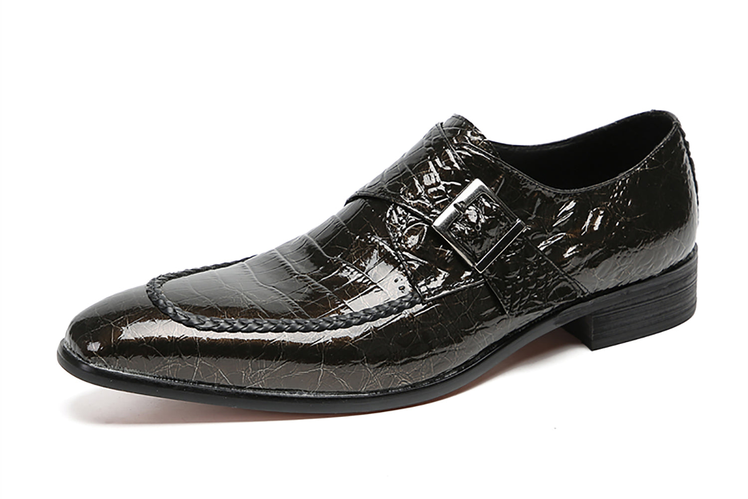 Men's Wingtip Buttons Loafers