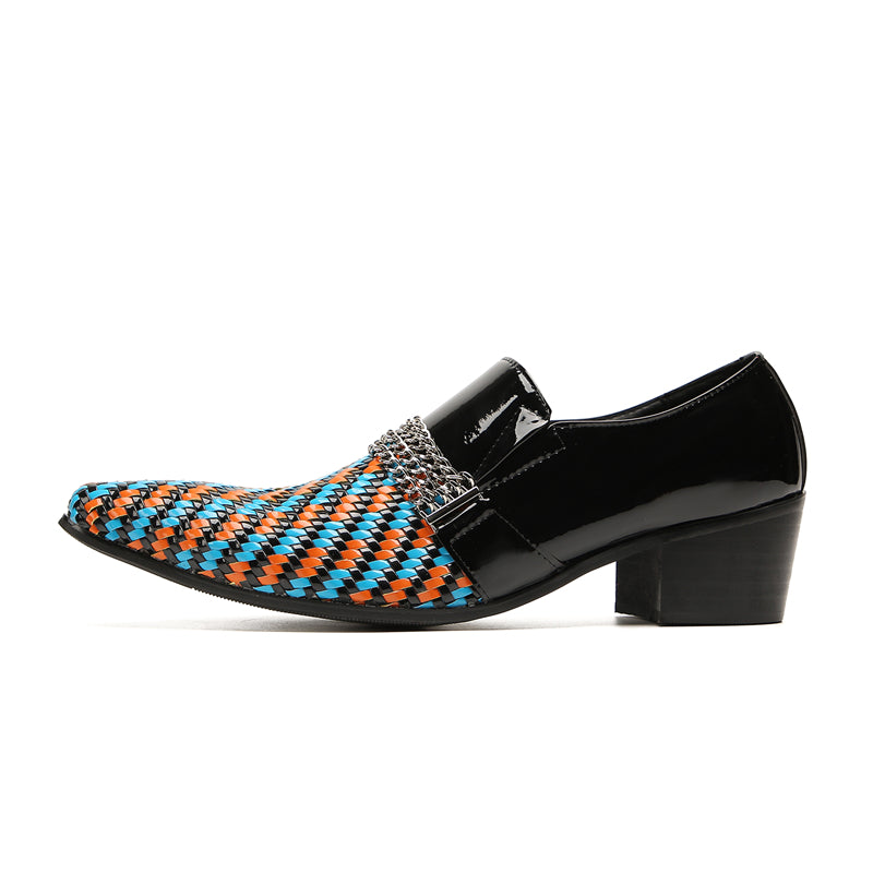 Men's Woven Penny Western Loafers