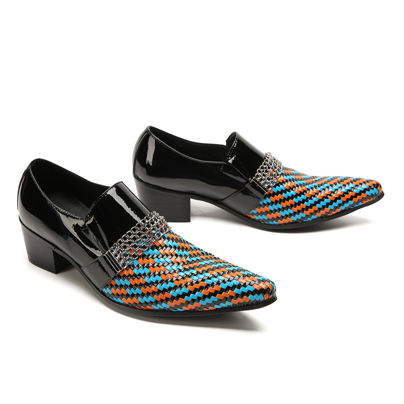 Men's Woven Penny Western Loafers