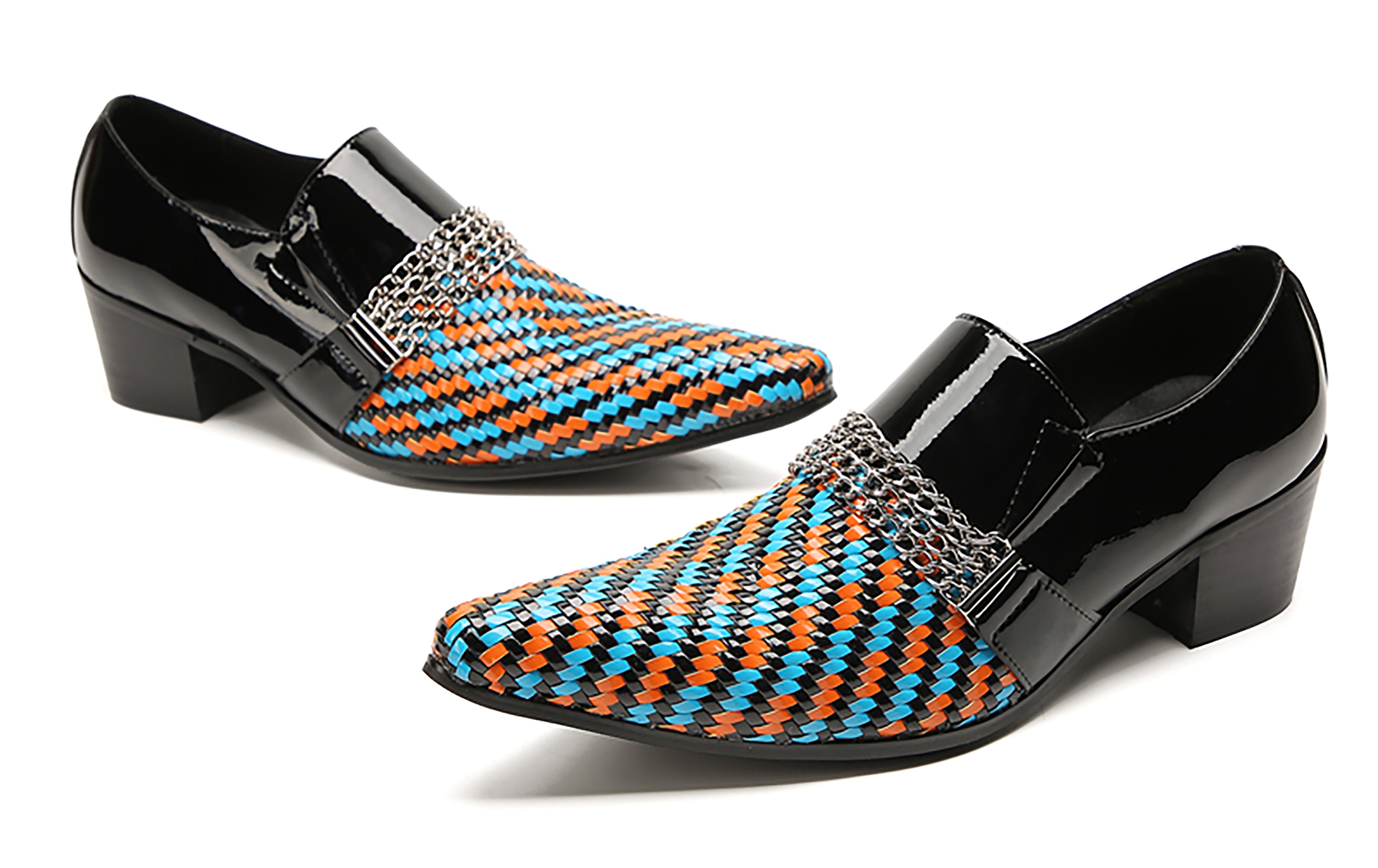 Men's Woven Penny Western Loafers