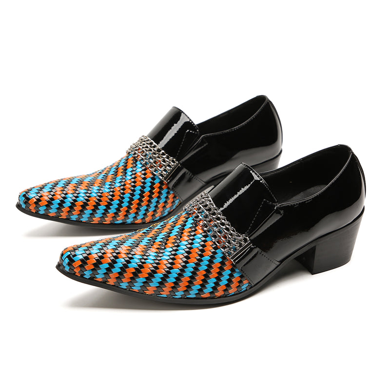 Men's Woven Penny Western Loafers