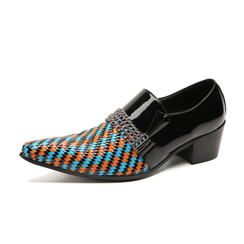 Men's Woven Penny Western Loafers