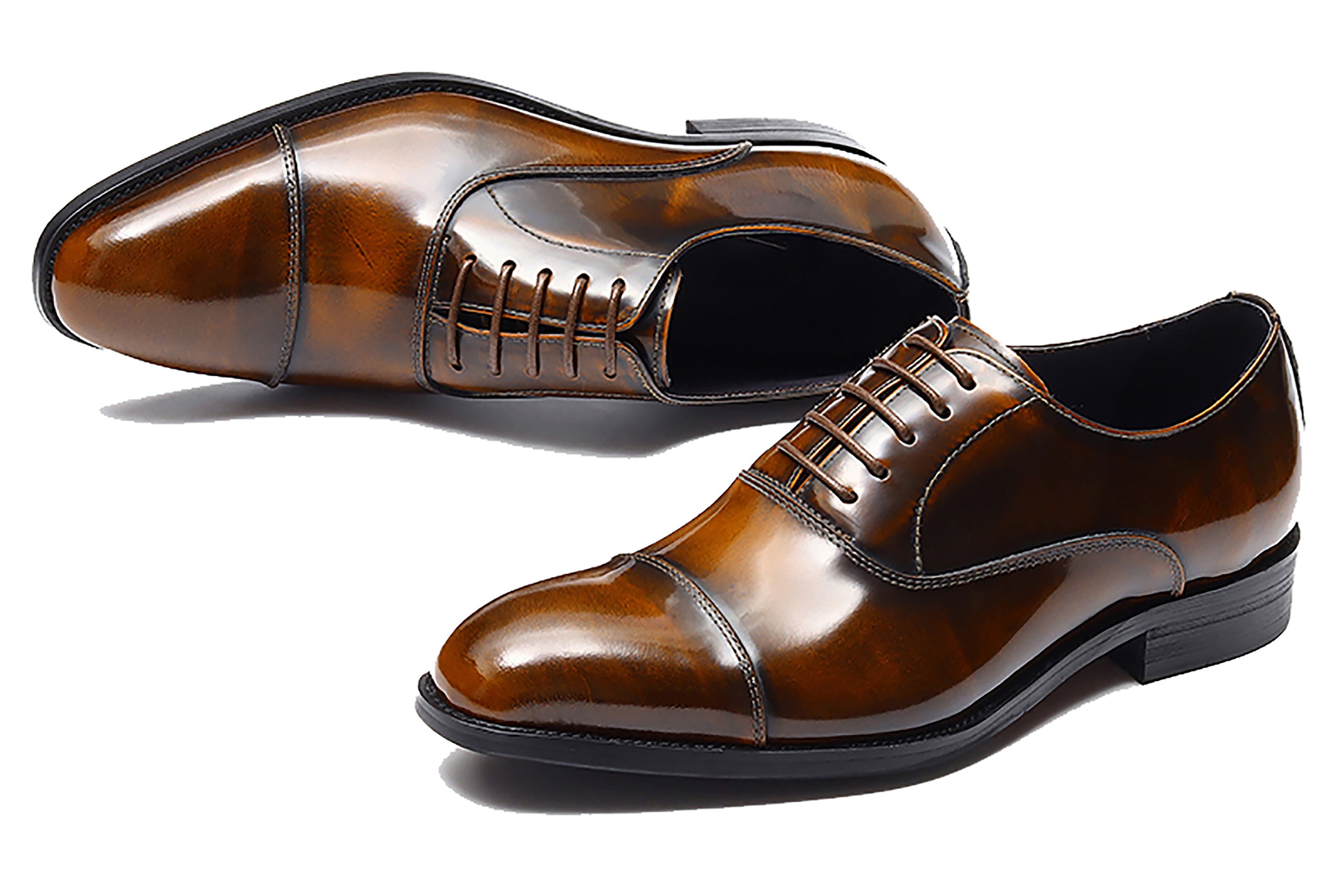 Zapatos de esmoquin de cuero para hombre Vestido formal Oxford