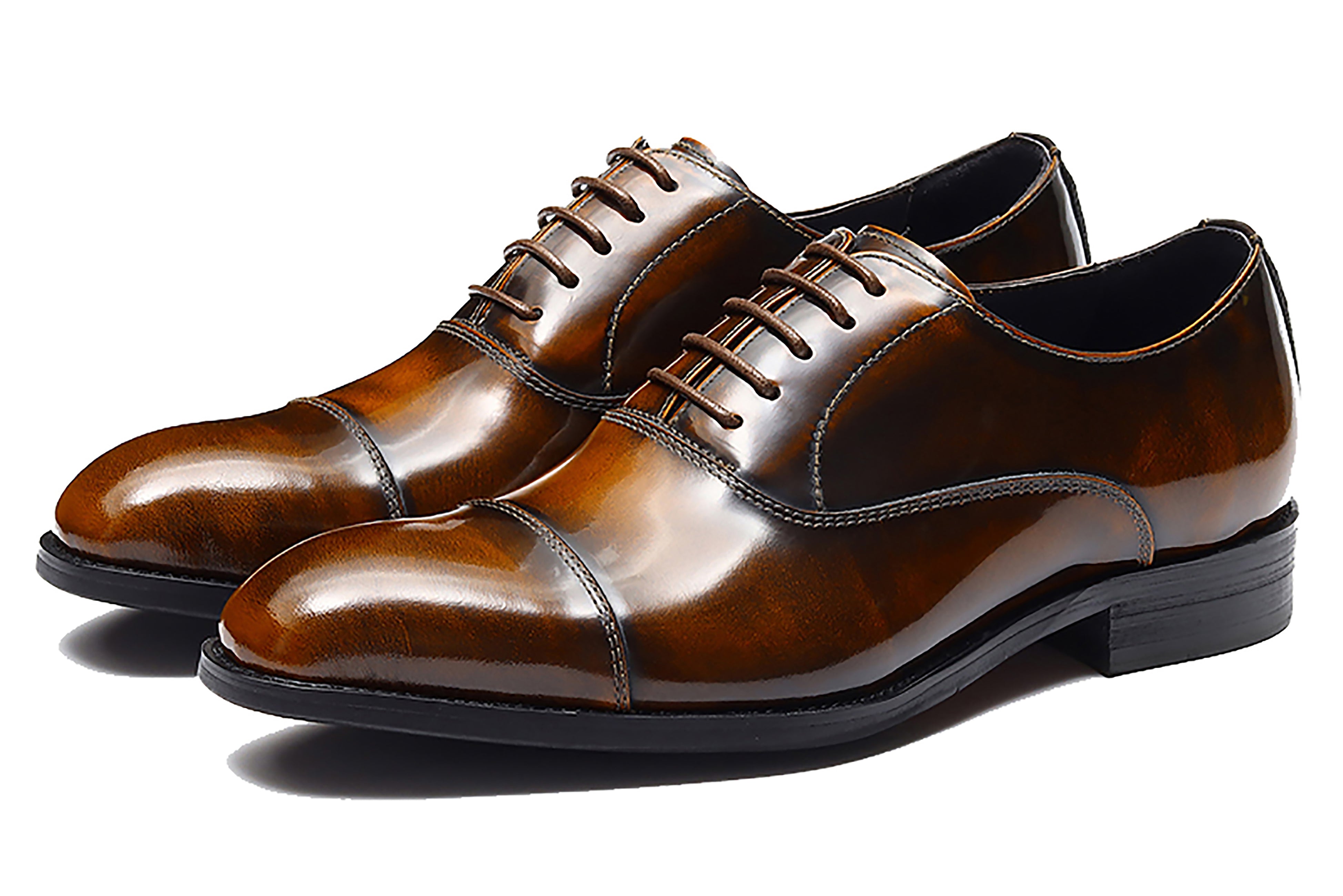 Zapatos de esmoquin de cuero para hombre Vestido formal Oxford