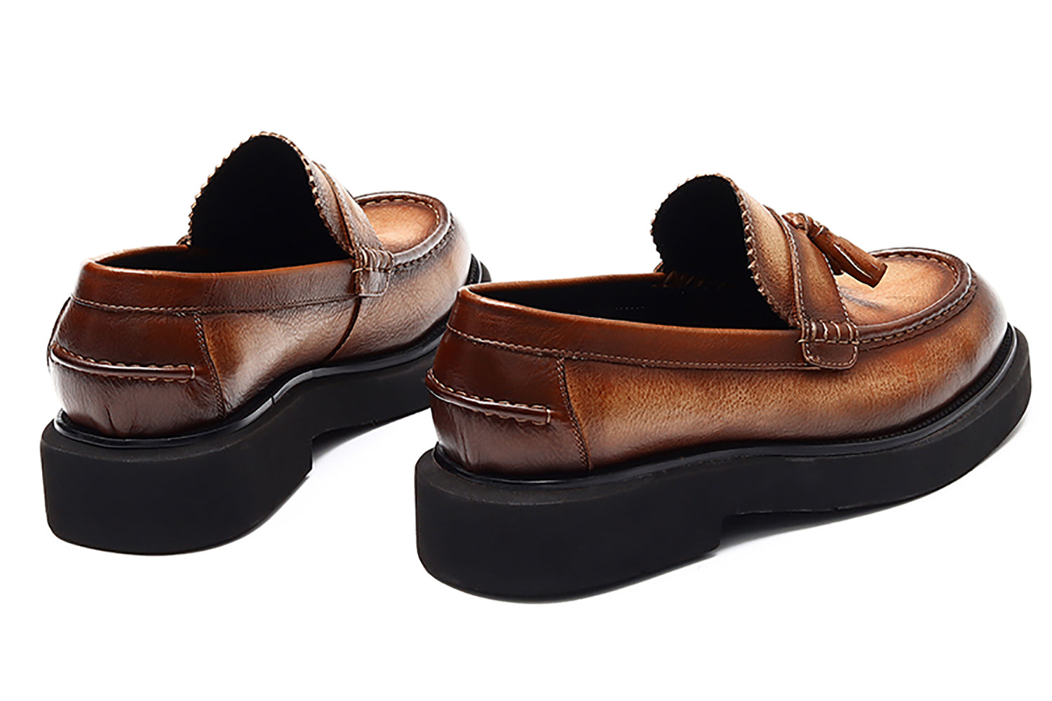 Mocasines formales con borlas para hombre