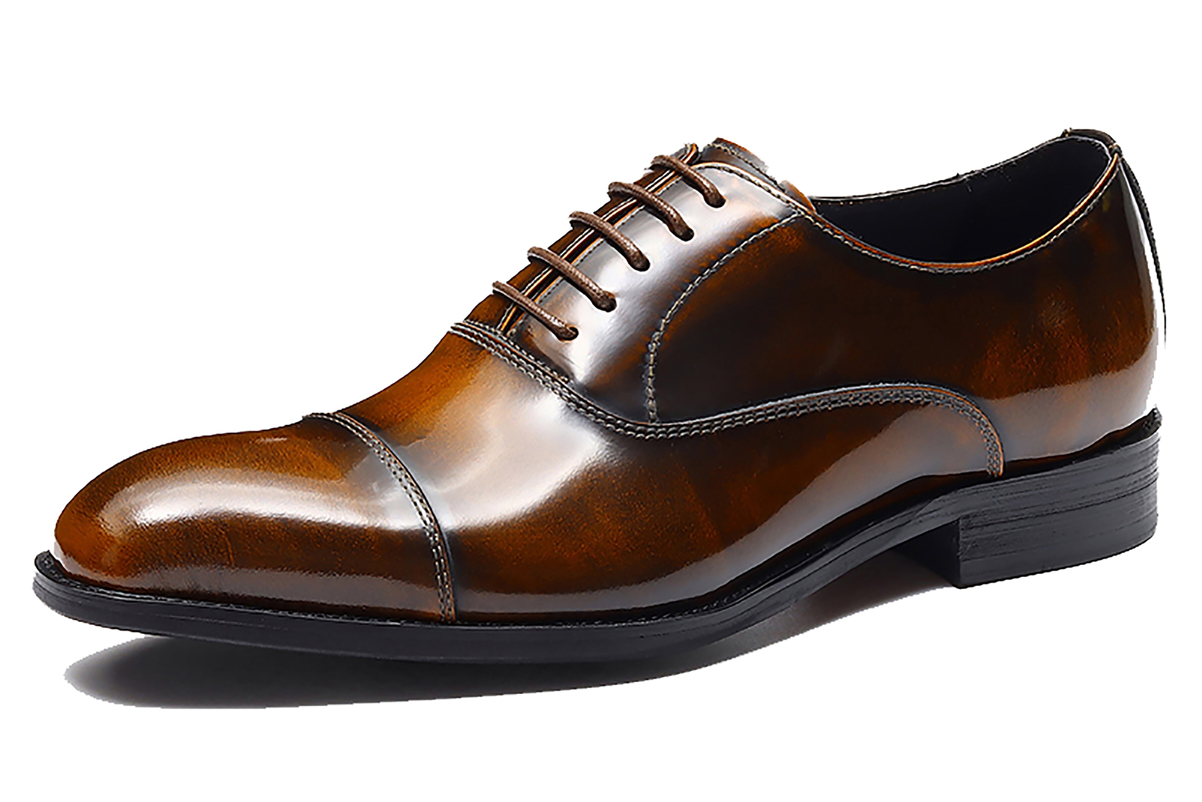 Zapatos de esmoquin de cuero para hombre Vestido formal Oxford