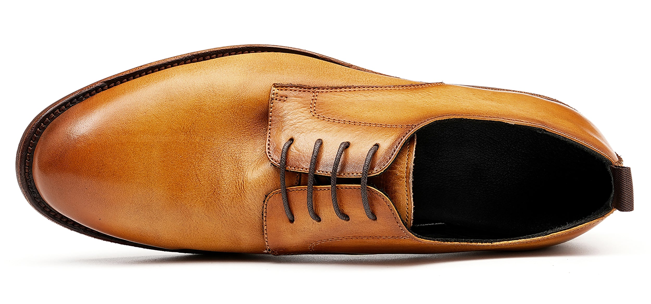 Men's Plain Toe Derby Dress Formal Shoes